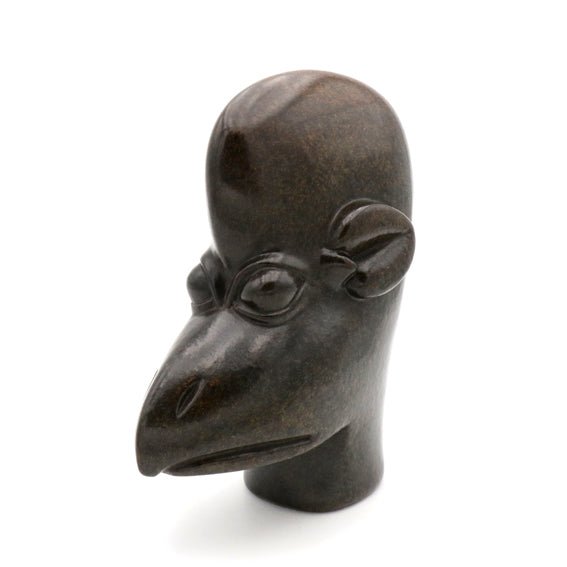 Bernard Matemera Crow Man Head ShonaArt Shop