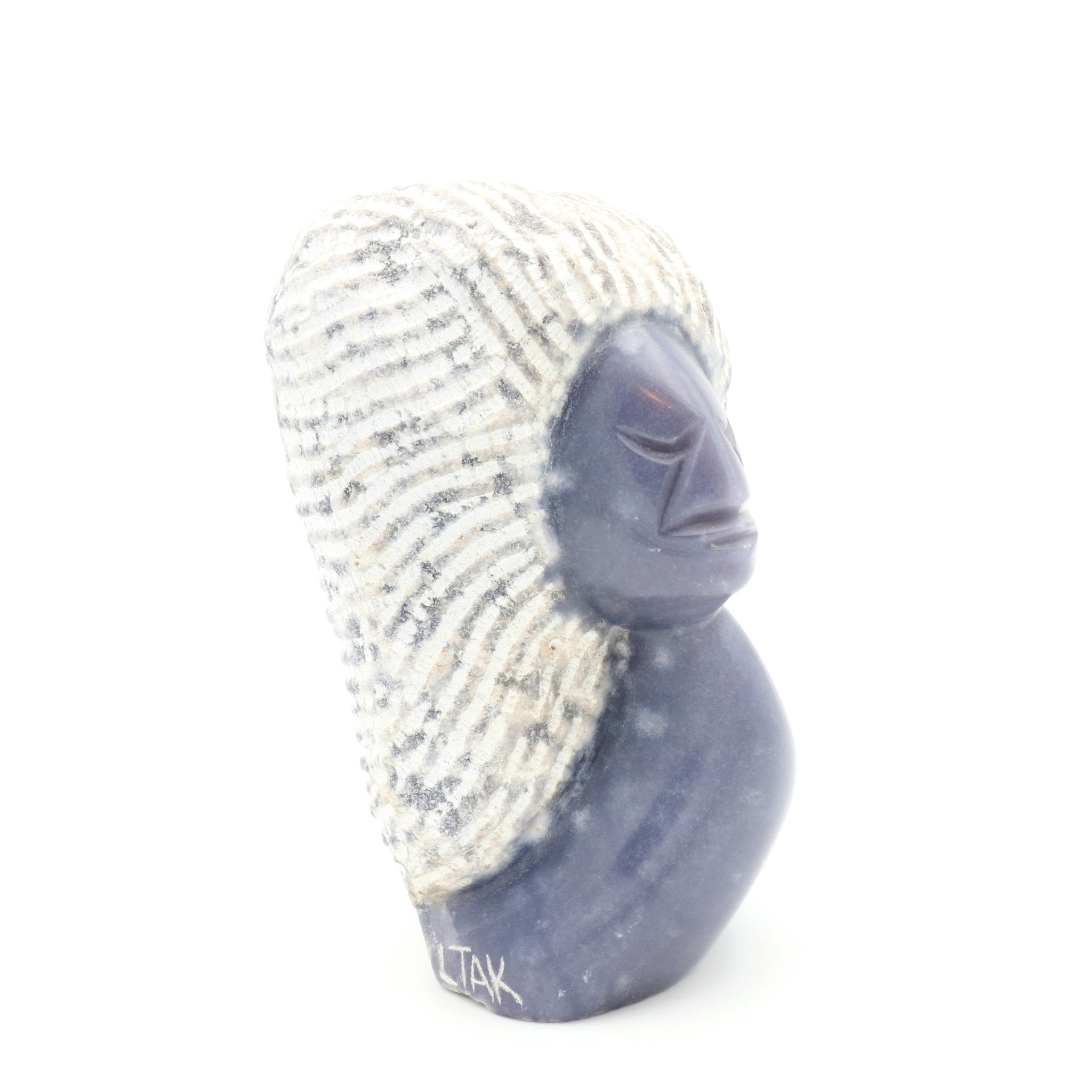 Lazarus Takawira - Woman - Shona-Art Shop - Kunst Skulptur aus Stein, dekorativ für den Aussenbereich und Interior