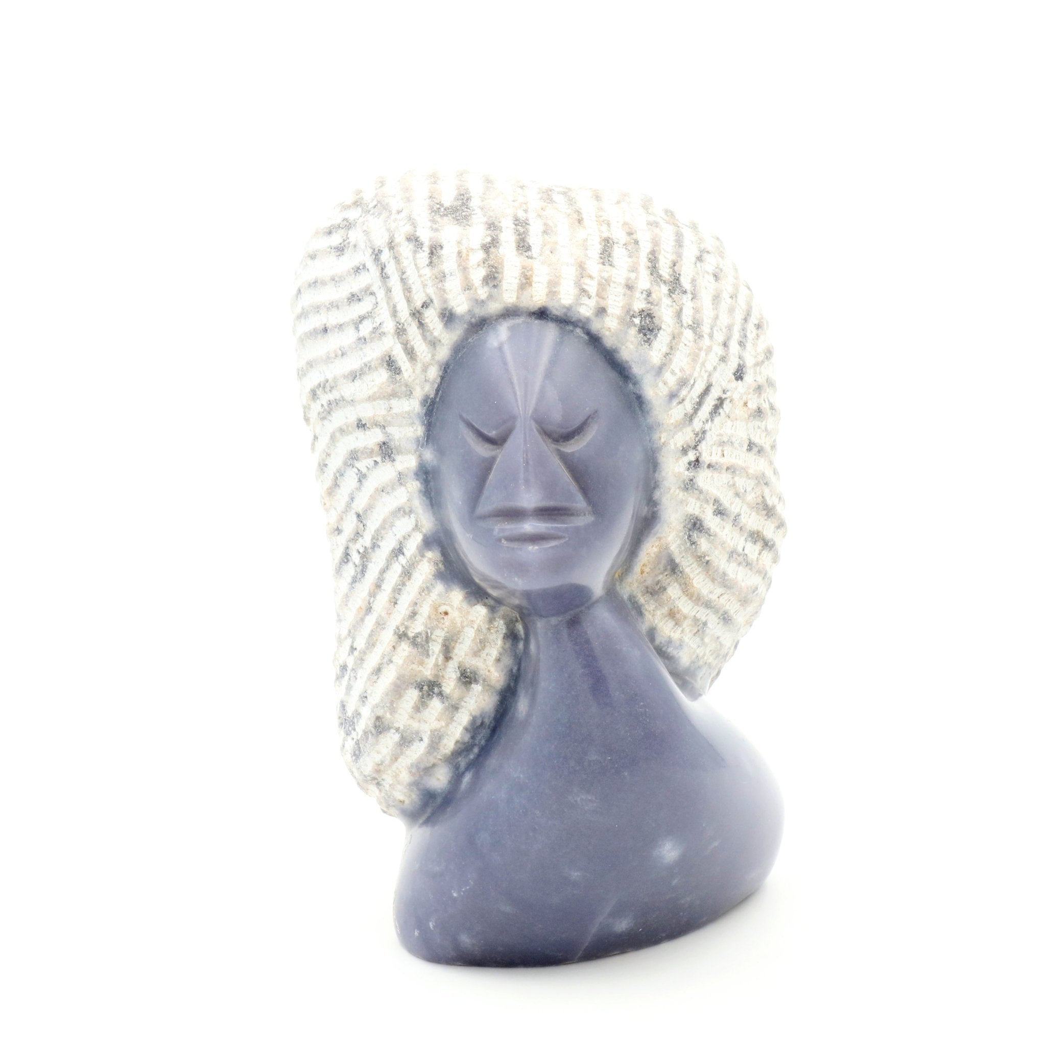 Lazarus Takawira - Woman - Shona-Art Shop - Kunst Skulptur aus Stein, dekorativ für den Aussenbereich und Interior