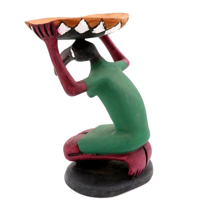 Methuseli Tshuma - Fruit Bowl - Shona-Art Shop - Kunst Skulptur aus Stein, dekorativ für den Aussenbereich und Interior