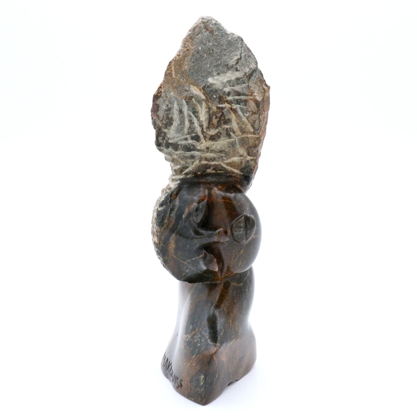 Moses Makuvise - Woman - Shona-Art Shop - Kunst Skulptur aus Stein, dekorativ für den Aussenbereich und Interior