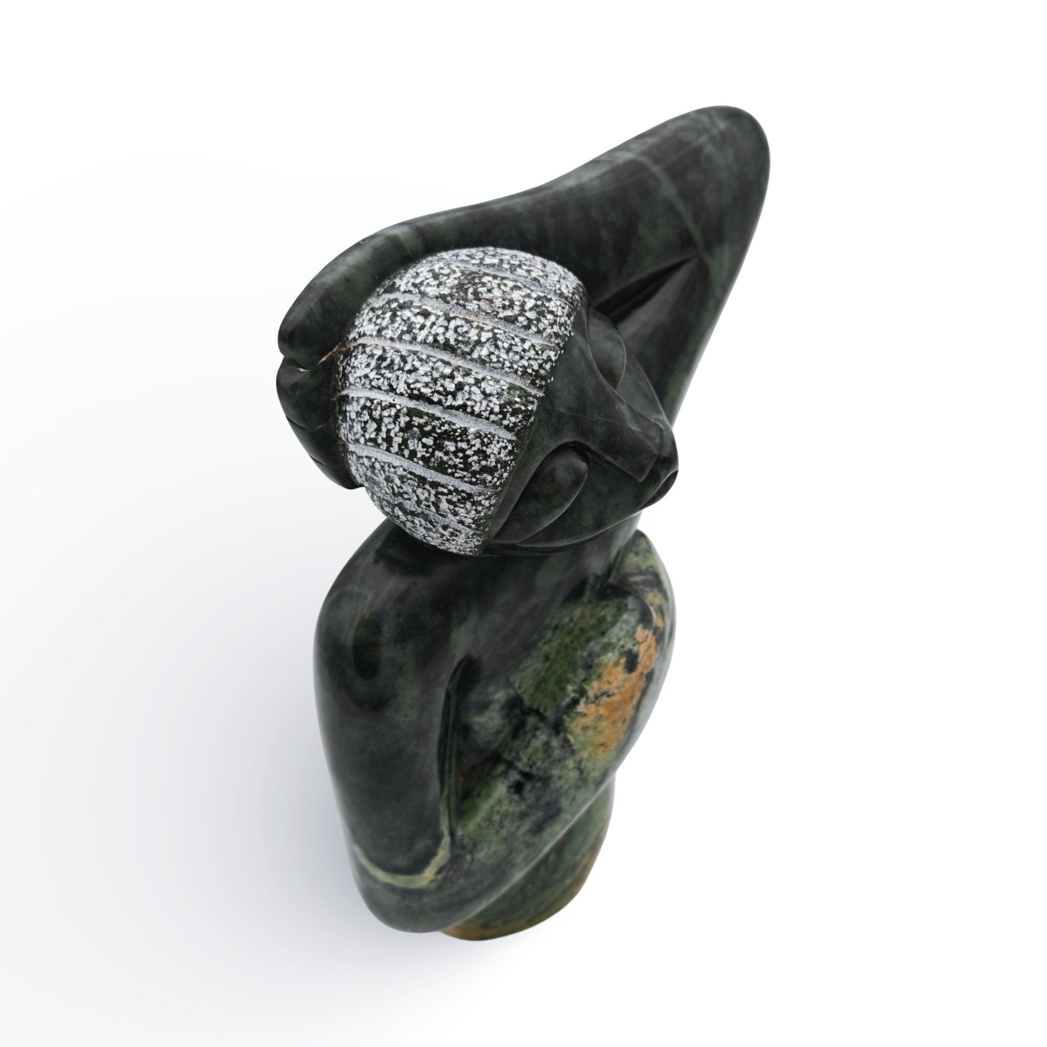 Abel Makuvise - Girl - Shona - Art Shop - Kunst Skulptur aus Stein, dekorativ für den Aussenbereich und Interior