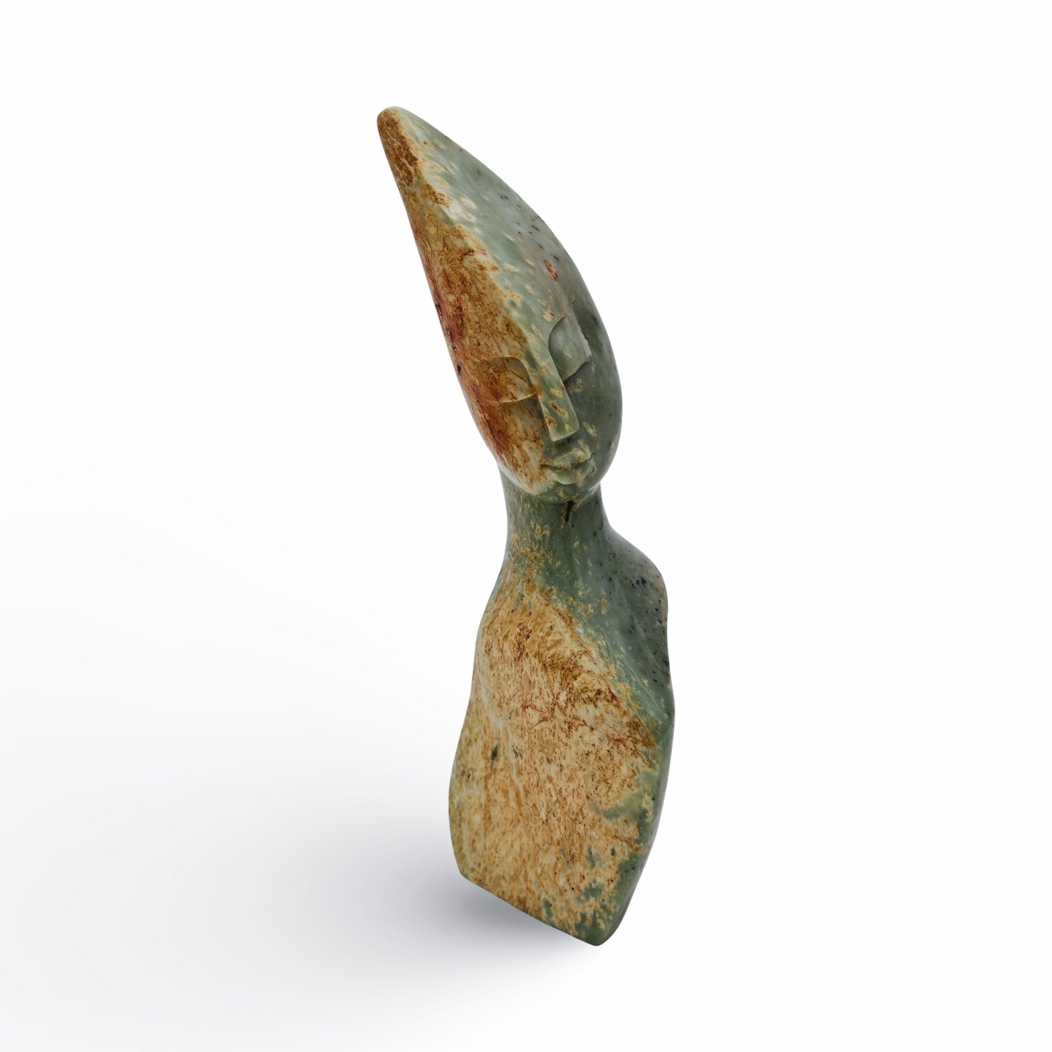 Abel Makuvise - Thinker - Shona - Art Shop - Kunst Skulptur aus Stein, dekorativ für den Aussenbereich und Interior