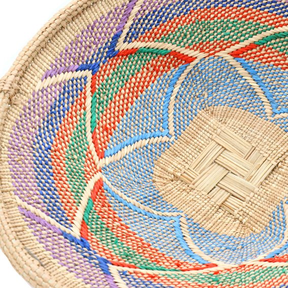 Binga Basket - Colorful - Shona-Art Shop - Kunst Skulptur aus Stein, dekorativ für den Aussenbereich und Interior