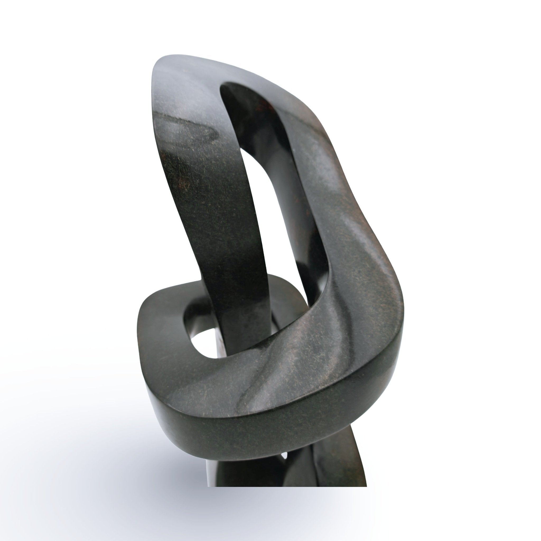 Blessing Mitorozo - Loop - Shona - Art Shop - Kunst Skulptur aus Stein, dekorativ für den Aussenbereich und Interior