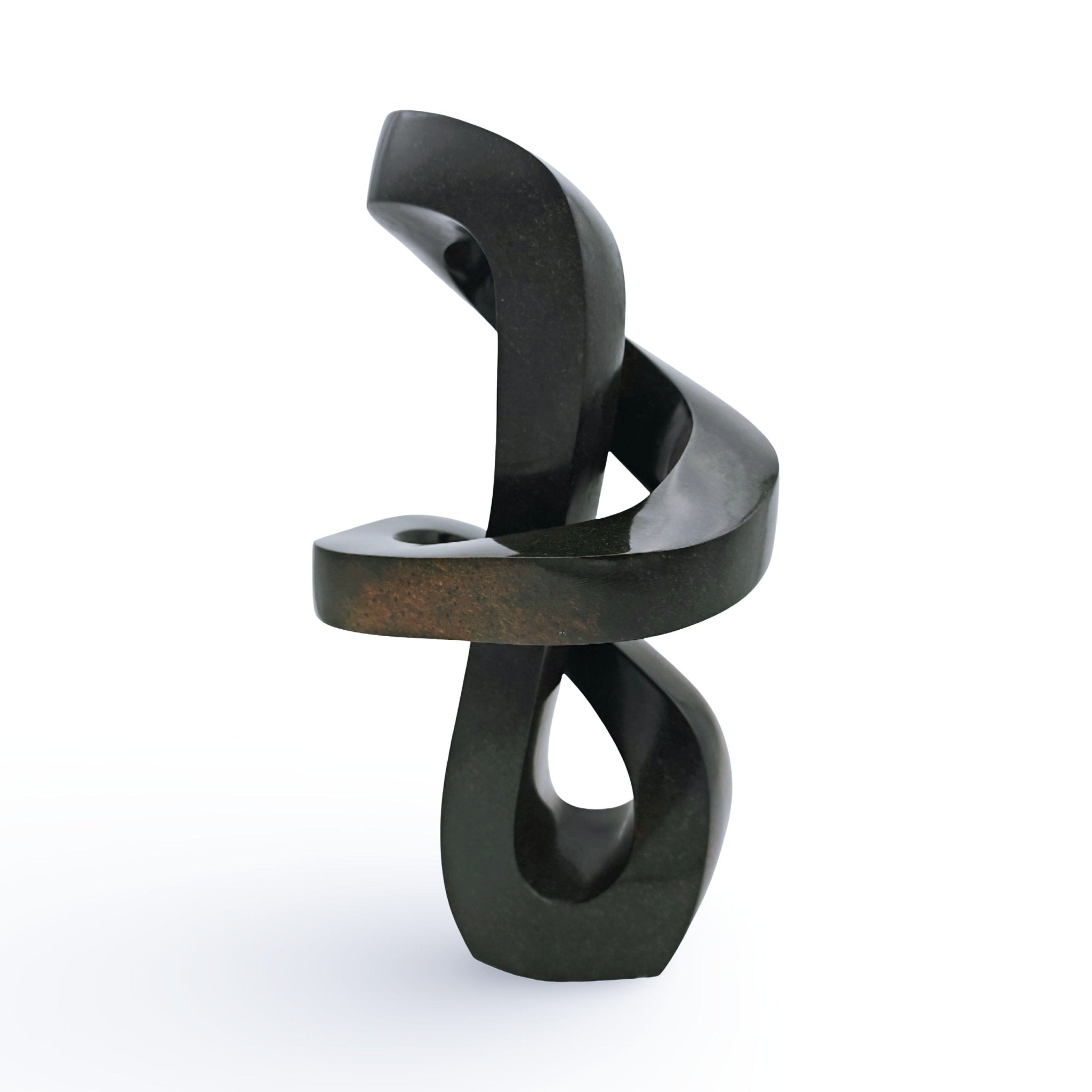 Blessing Mitorozo - Loop - Shona - Art Shop - Kunst Skulptur aus Stein, dekorativ für den Aussenbereich und Interior