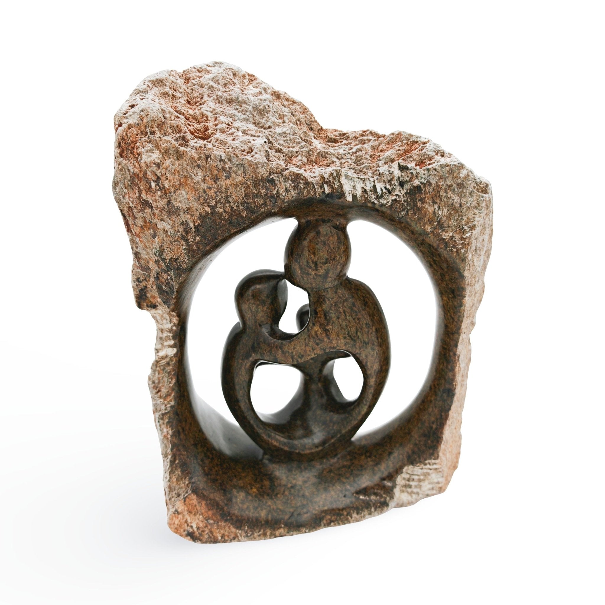 Chance Manyika - Family - Shona - Art Shop - Kunst Skulptur aus Stein, dekorativ für den Aussenbereich und Interior