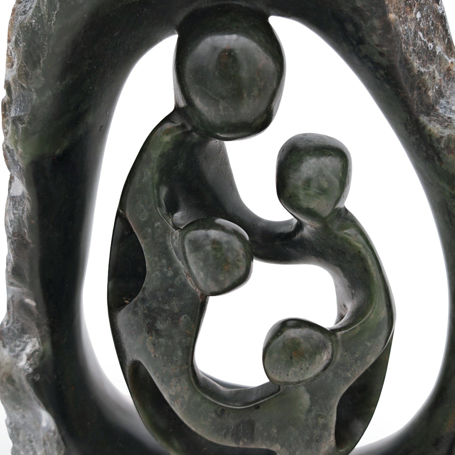 Chance Manyika - Family - Shona - Art Shop - Kunst Skulptur aus Stein, dekorativ für den Aussenbereich und Interior