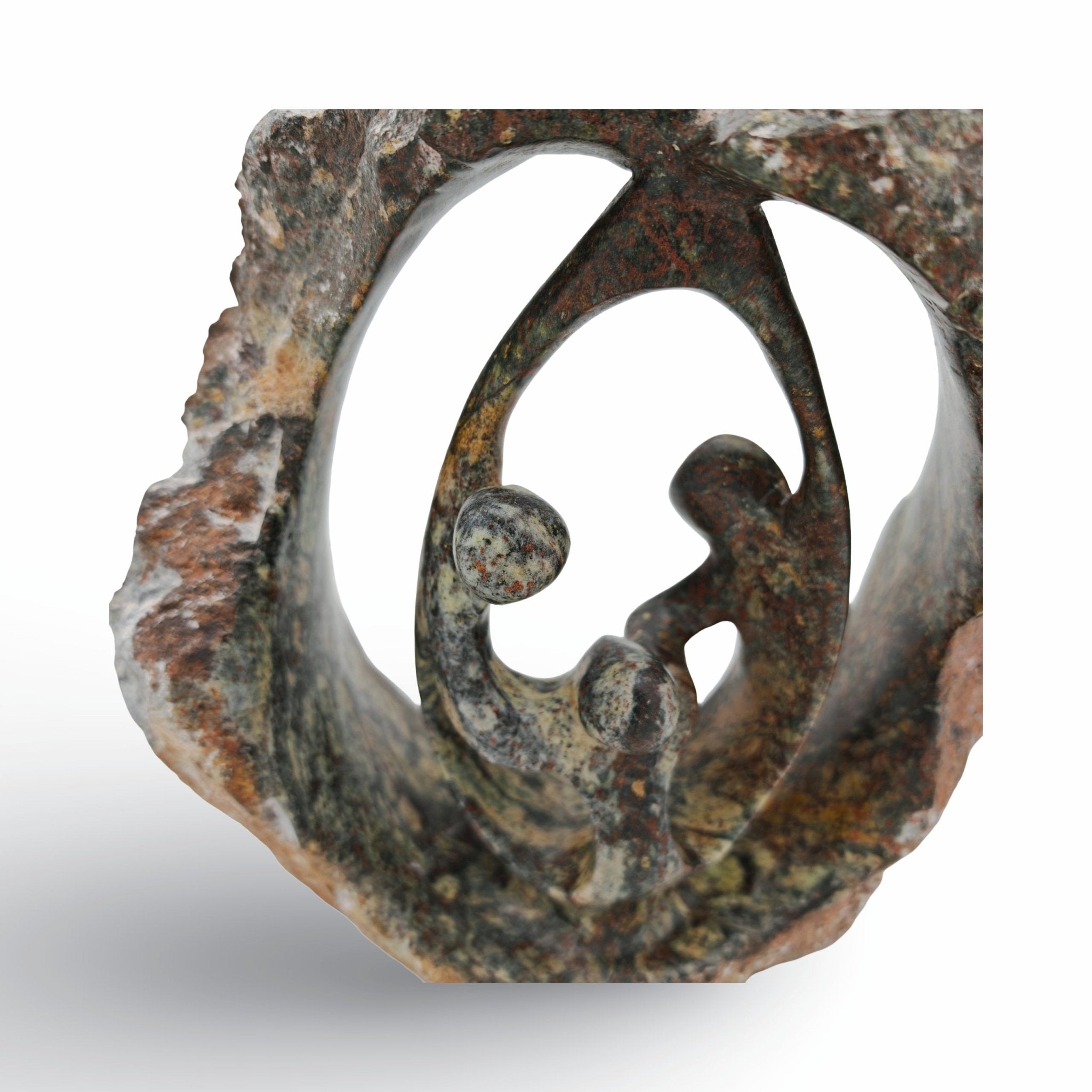 Chance Manyika - Family - Shona - Art Shop - Kunst Skulptur aus Stein, dekorativ für den Aussenbereich und Interior