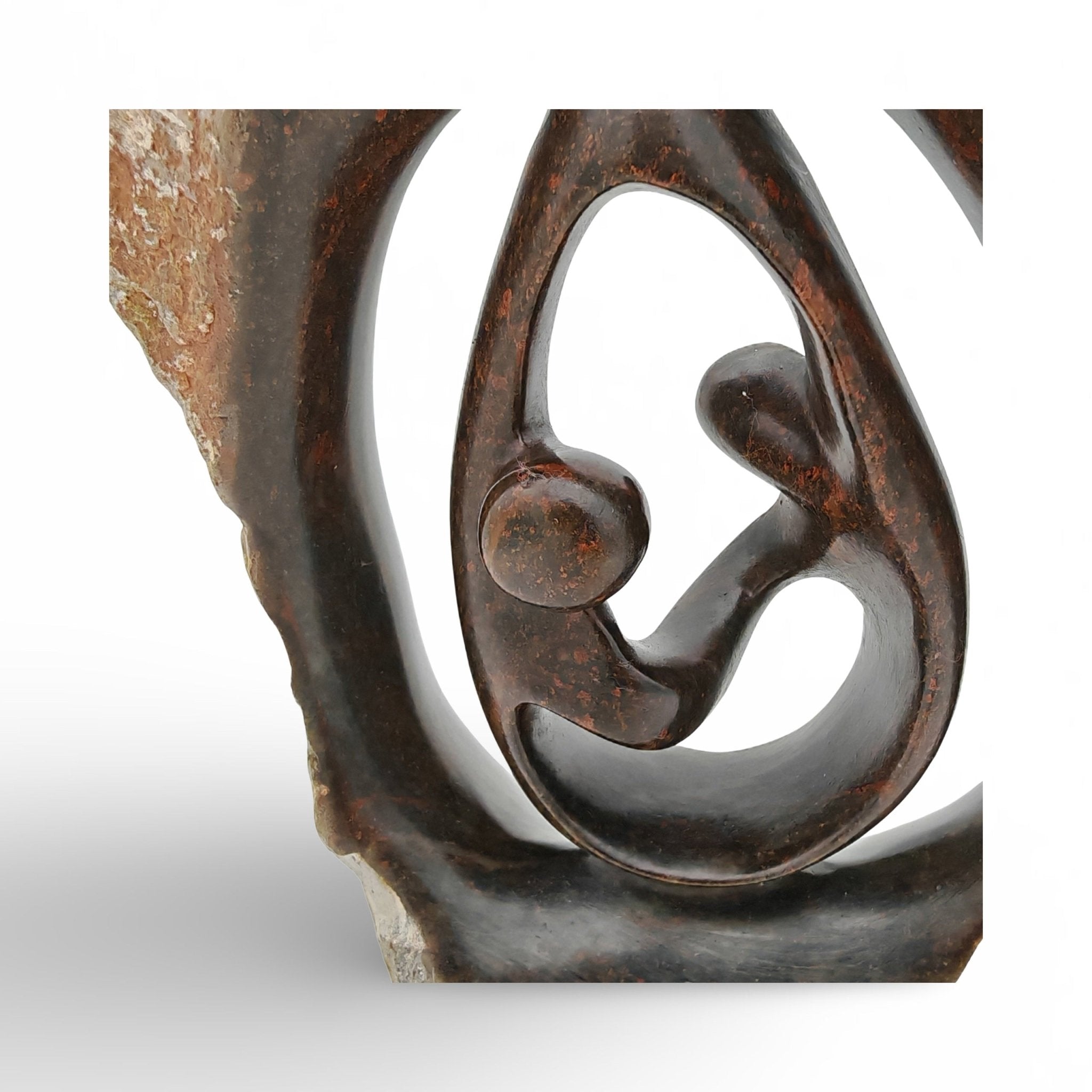 Chance Manyika - Family - Shona - Art Shop - Kunst Skulptur aus Stein, dekorativ für den Aussenbereich und Interior