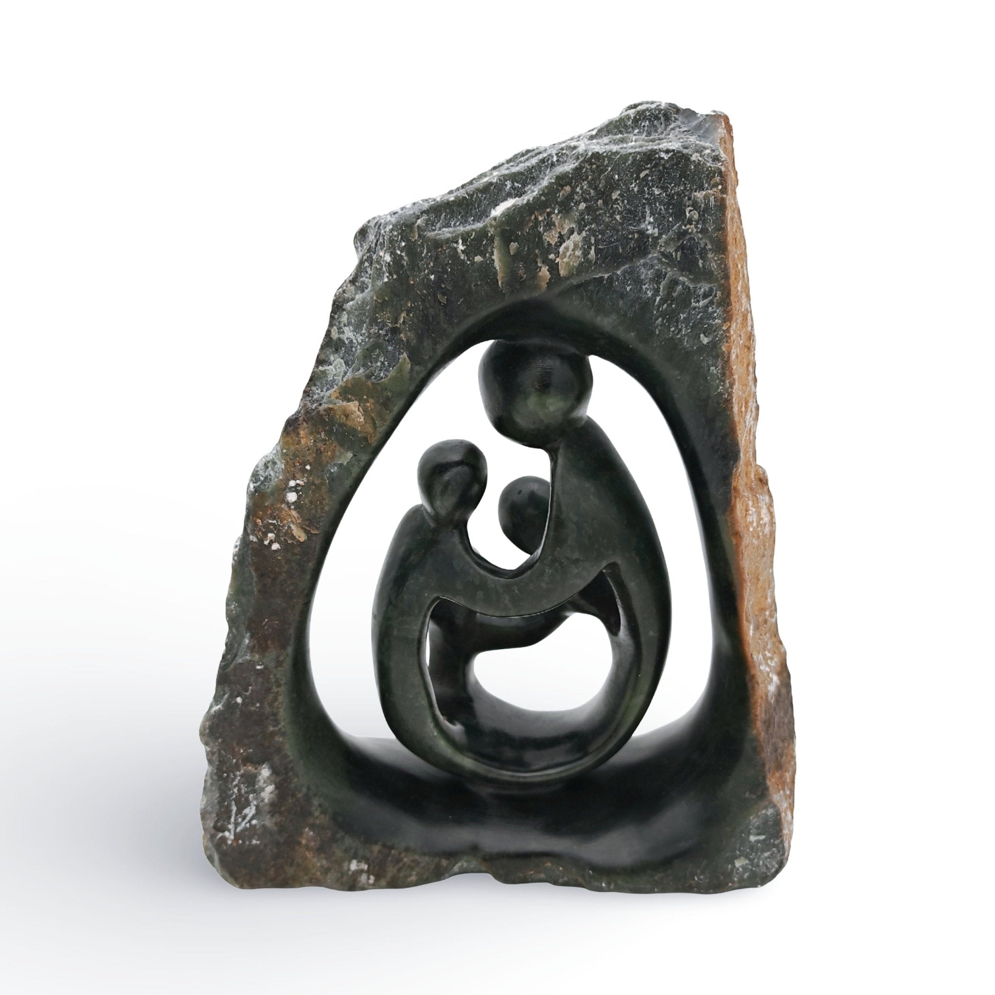 Chance Manyika - Family - Shona - Art Shop - Kunst Skulptur aus Stein, dekorativ für den Aussenbereich und Interior