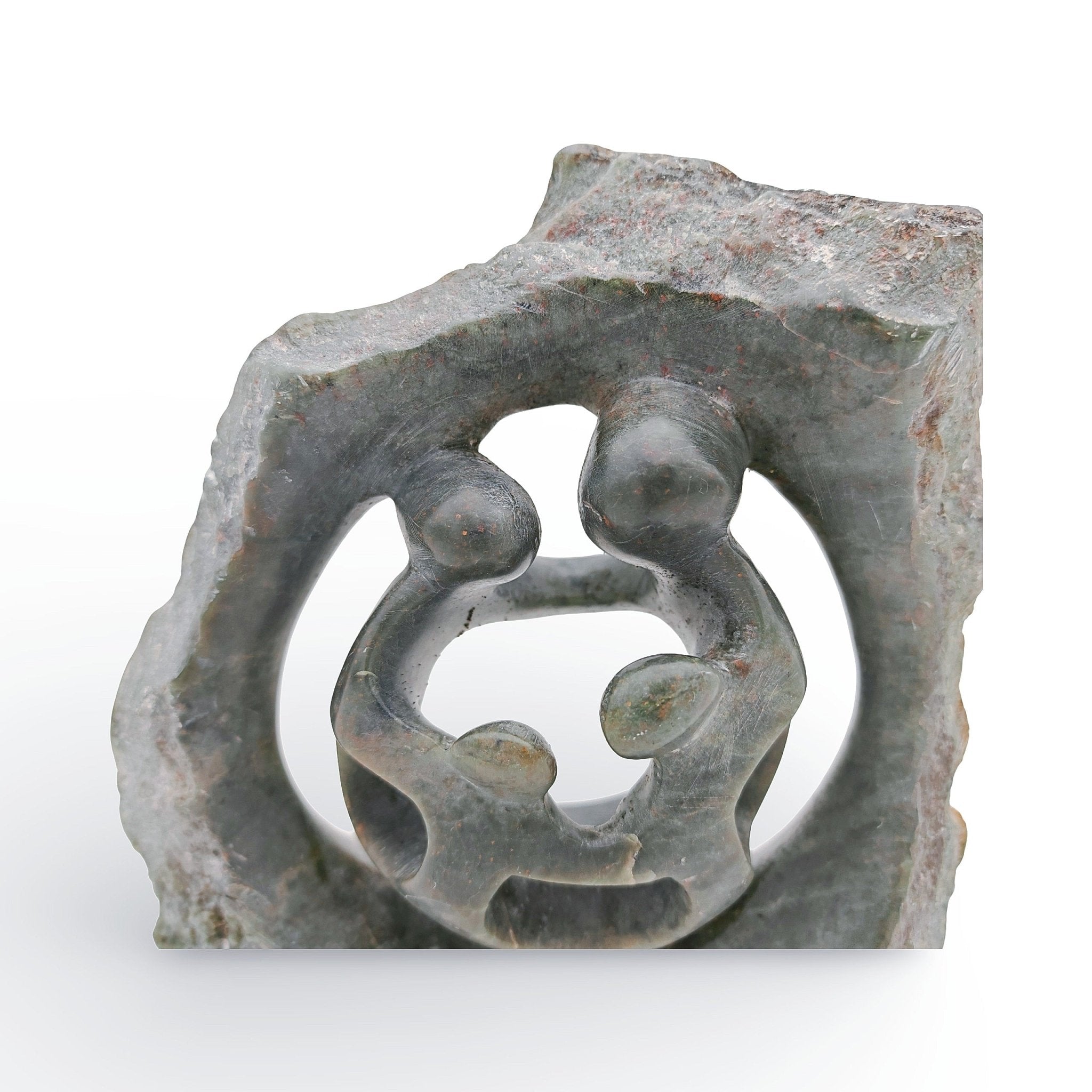 Chance Manyika - Family - Shona - Art Shop - Kunst Skulptur aus Stein, dekorativ für den Aussenbereich und Interior