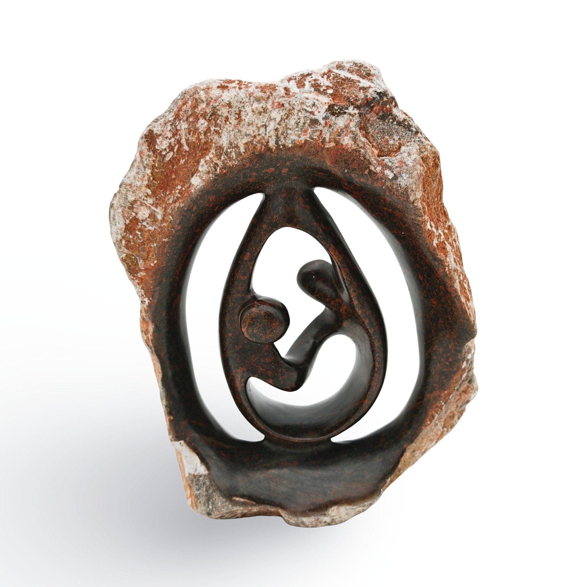 Chance Manyika - Family - Shona - Art Shop - Kunst Skulptur aus Stein, dekorativ für den Aussenbereich und Interior