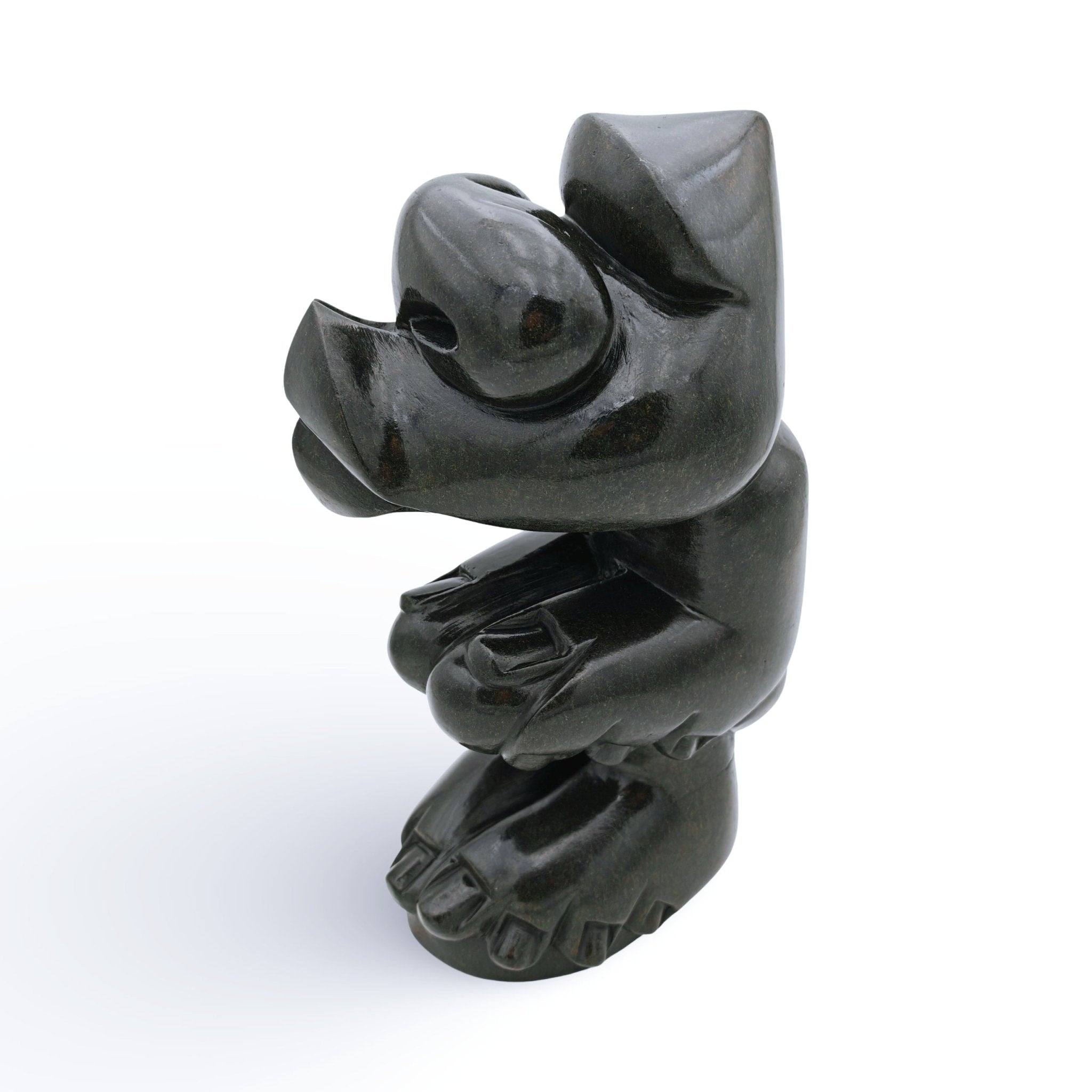 David Mushonga - Kissing - Shona - Art Shop - Kunst Skulptur aus Stein, dekorativ für den Aussenbereich und Interior