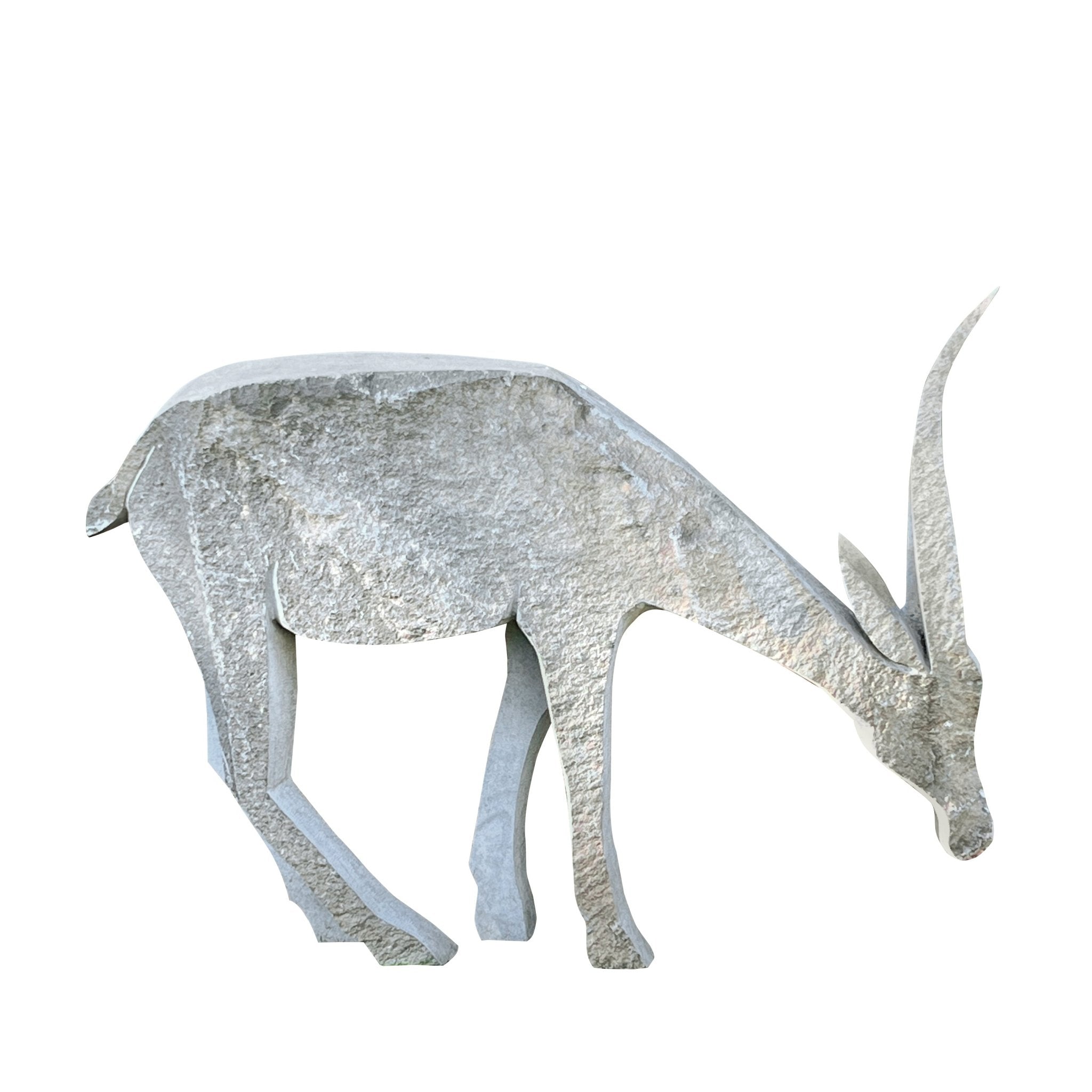 Dominic Benhura - Antelope - Shona-Art Shop - Kunst Skulptur aus Stein, dekorativ für den Aussenbereich und Interior