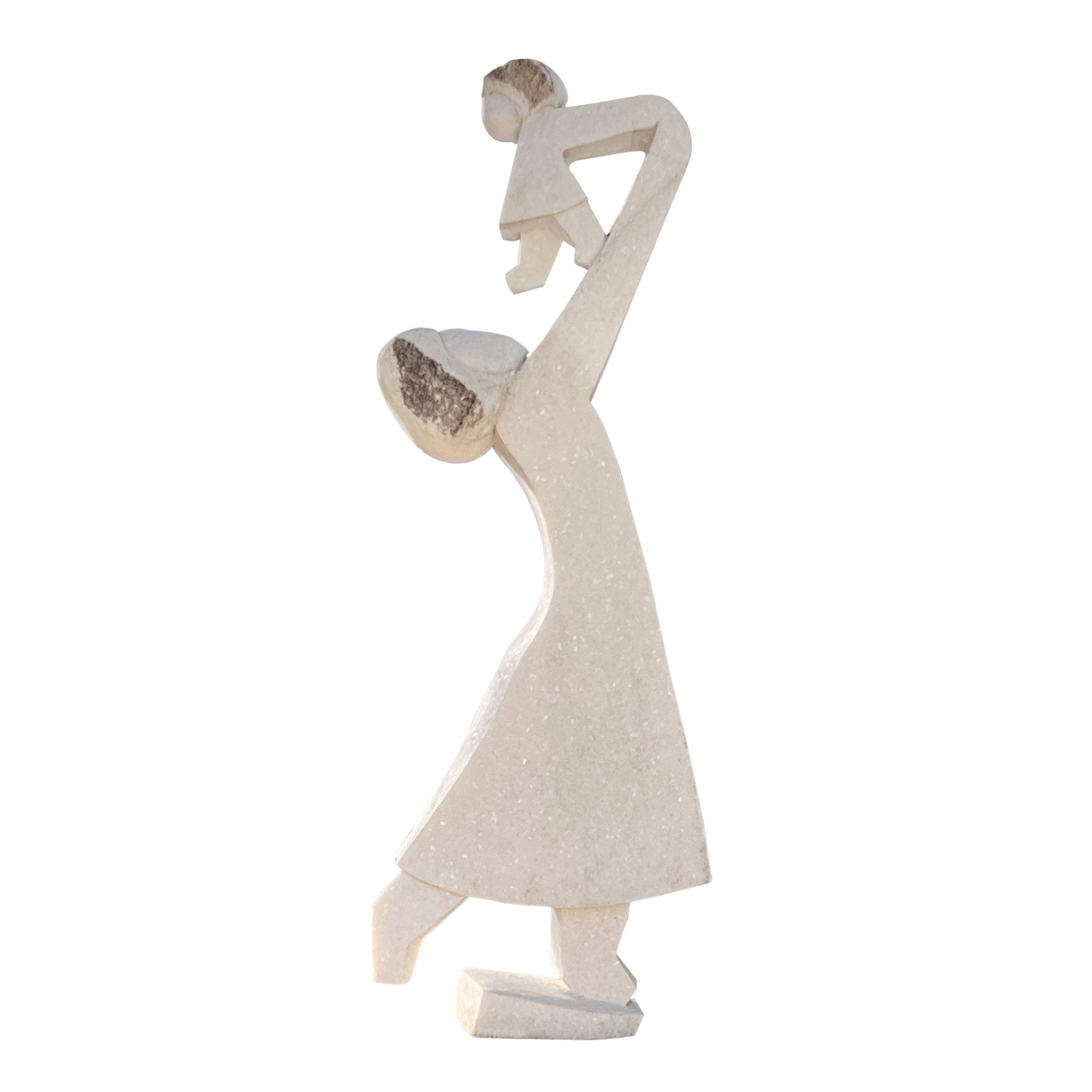 Dominic Benhura - Joyous Moments - Shona-Art Shop - Kunst Skulptur aus Stein, dekorativ für den Aussenbereich und Interior