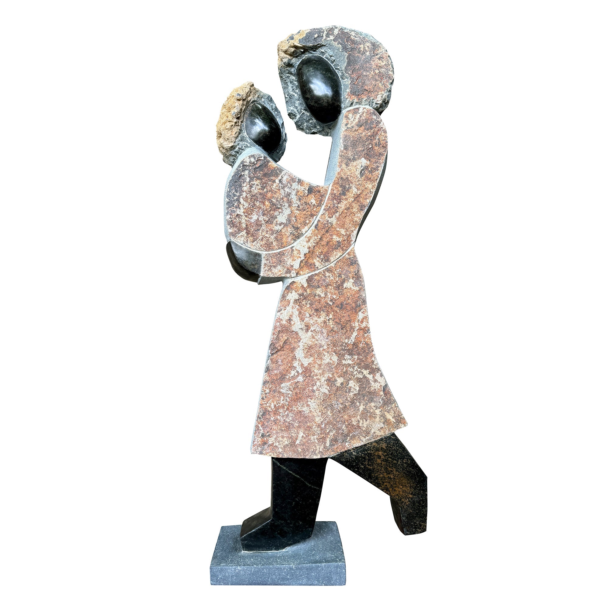 Dominic Benhura - Mothers Comfort - Shona-Art Shop - Kunst Skulptur aus Stein, dekorativ für den Aussenbereich und Interior