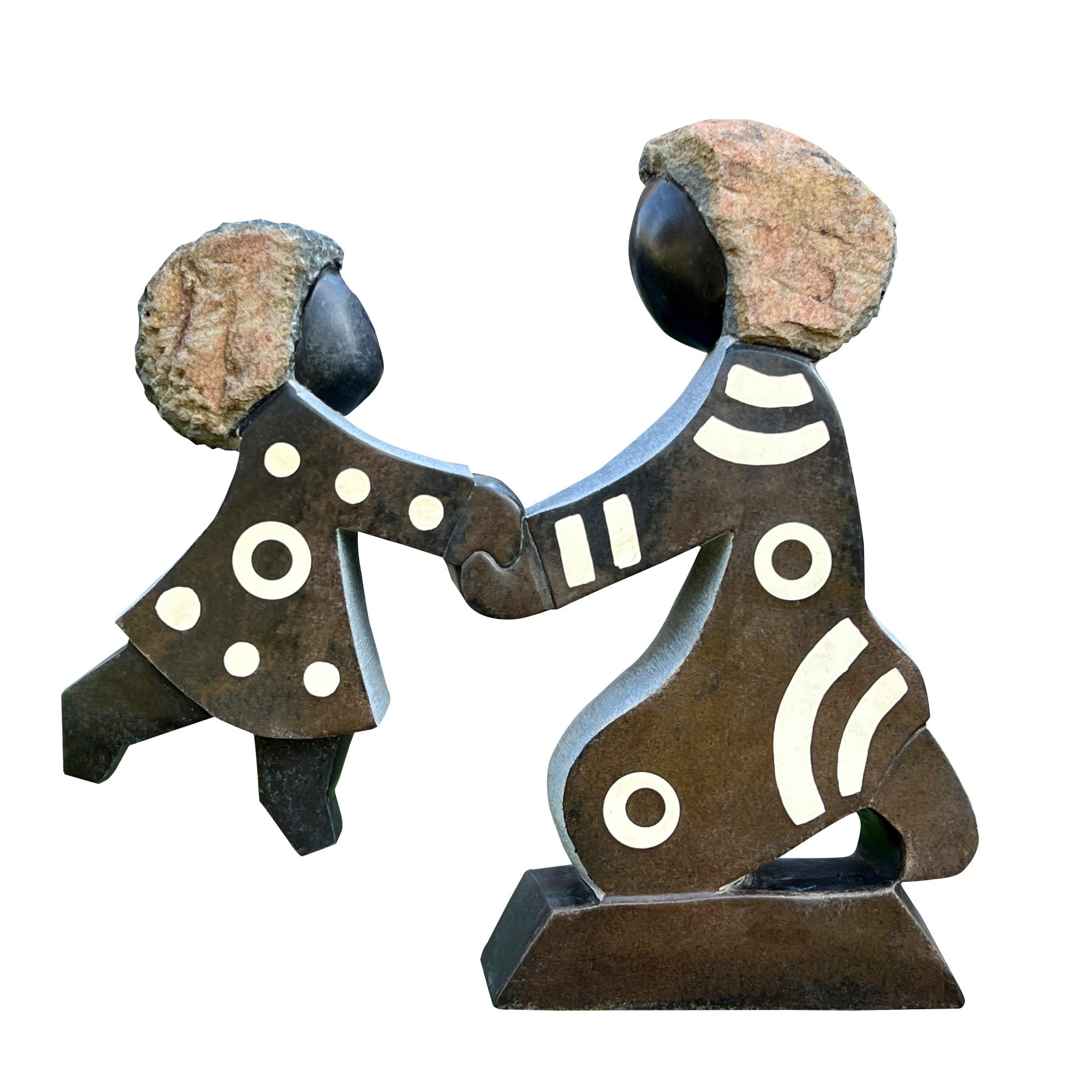 Dominic Benhura - Playfulness - Shona-Art Shop - Kunst Skulptur aus Stein, dekorativ für den Aussenbereich und Interior