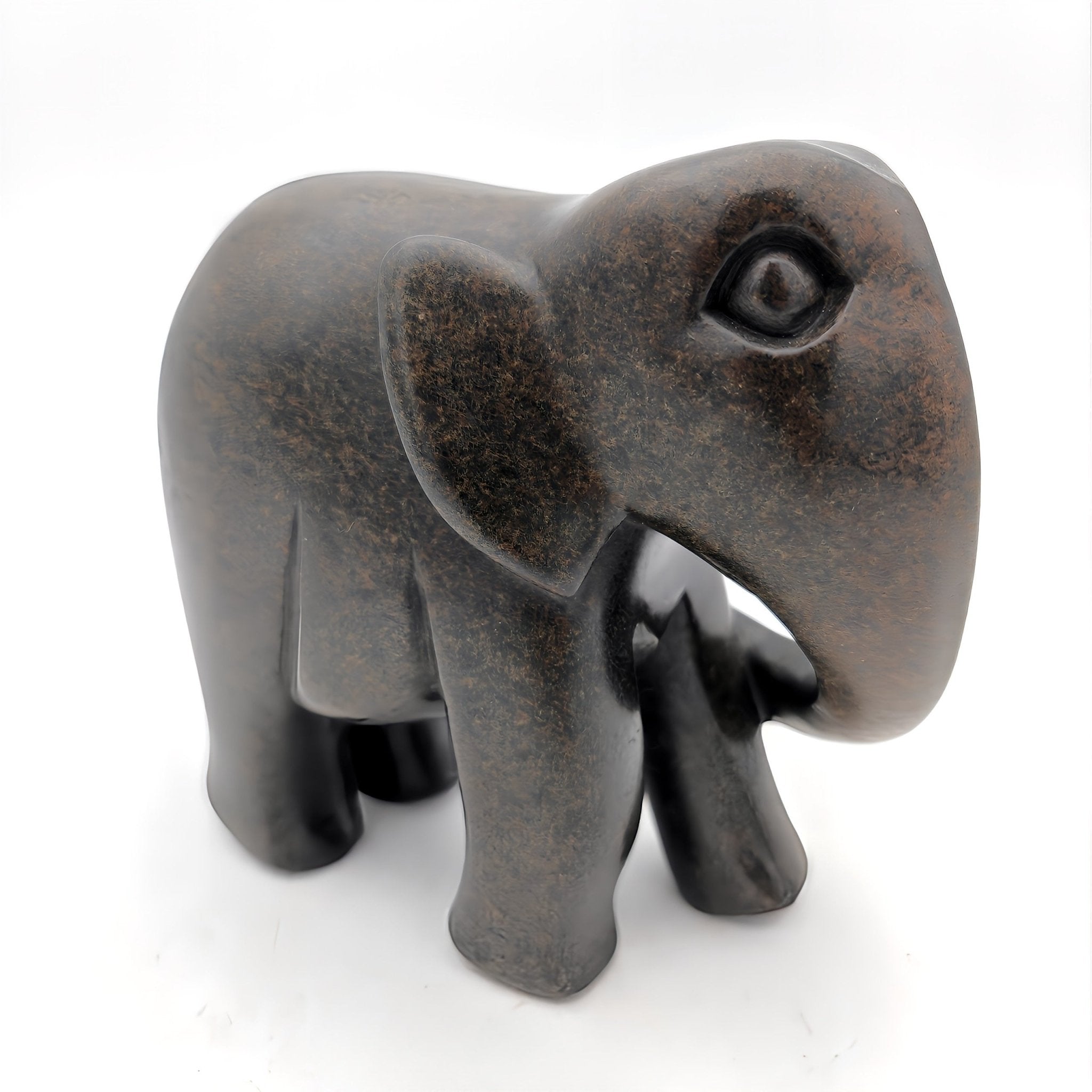 Gift Seda - Elefant - Shona - Art Shop - Kunst Skulptur aus Stein, dekorativ für den Aussenbereich und Interior