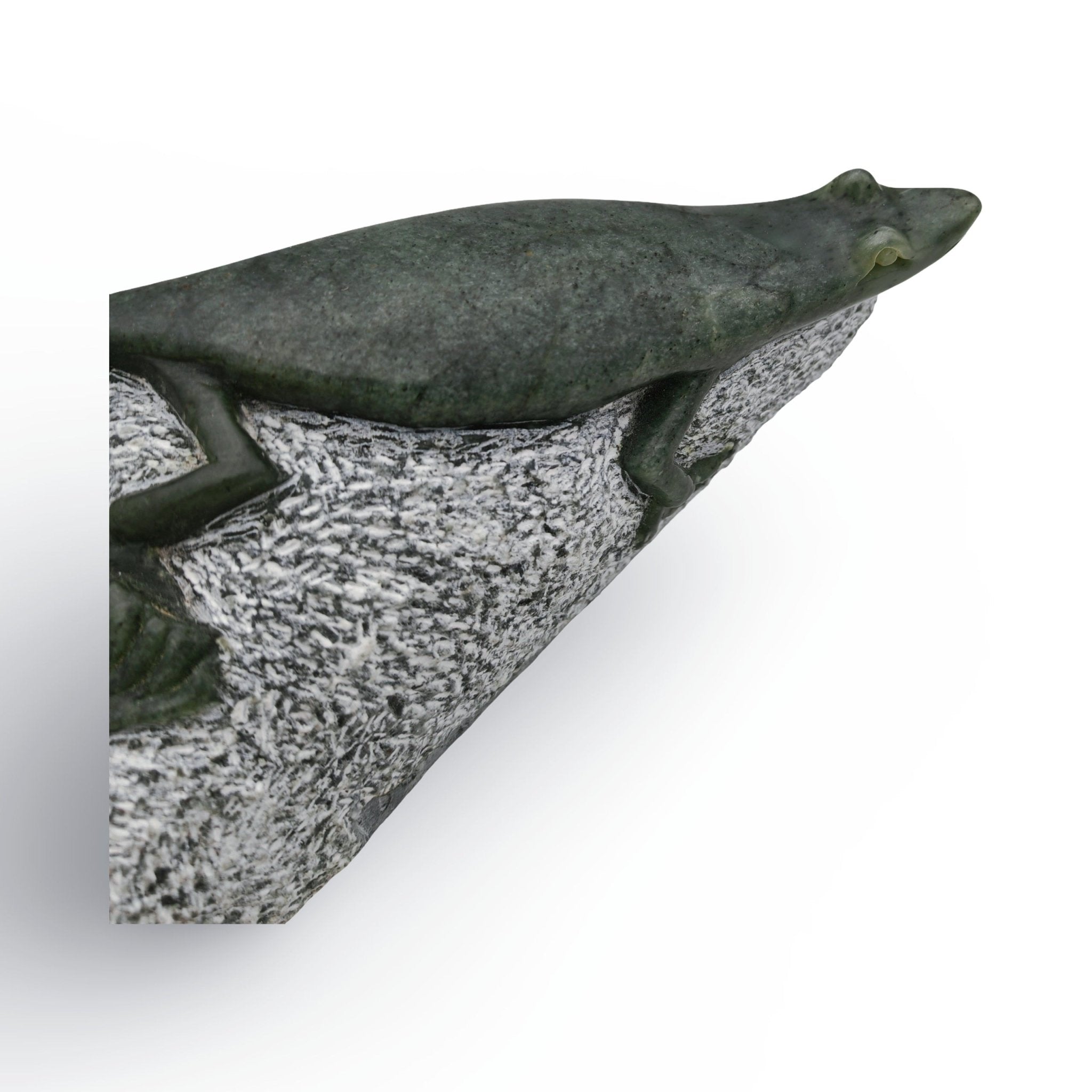 Ngoni Gatsi - Lizards - Shona - Art Shop - Kunst Skulptur aus Stein, dekorativ für den Aussenbereich und Interior