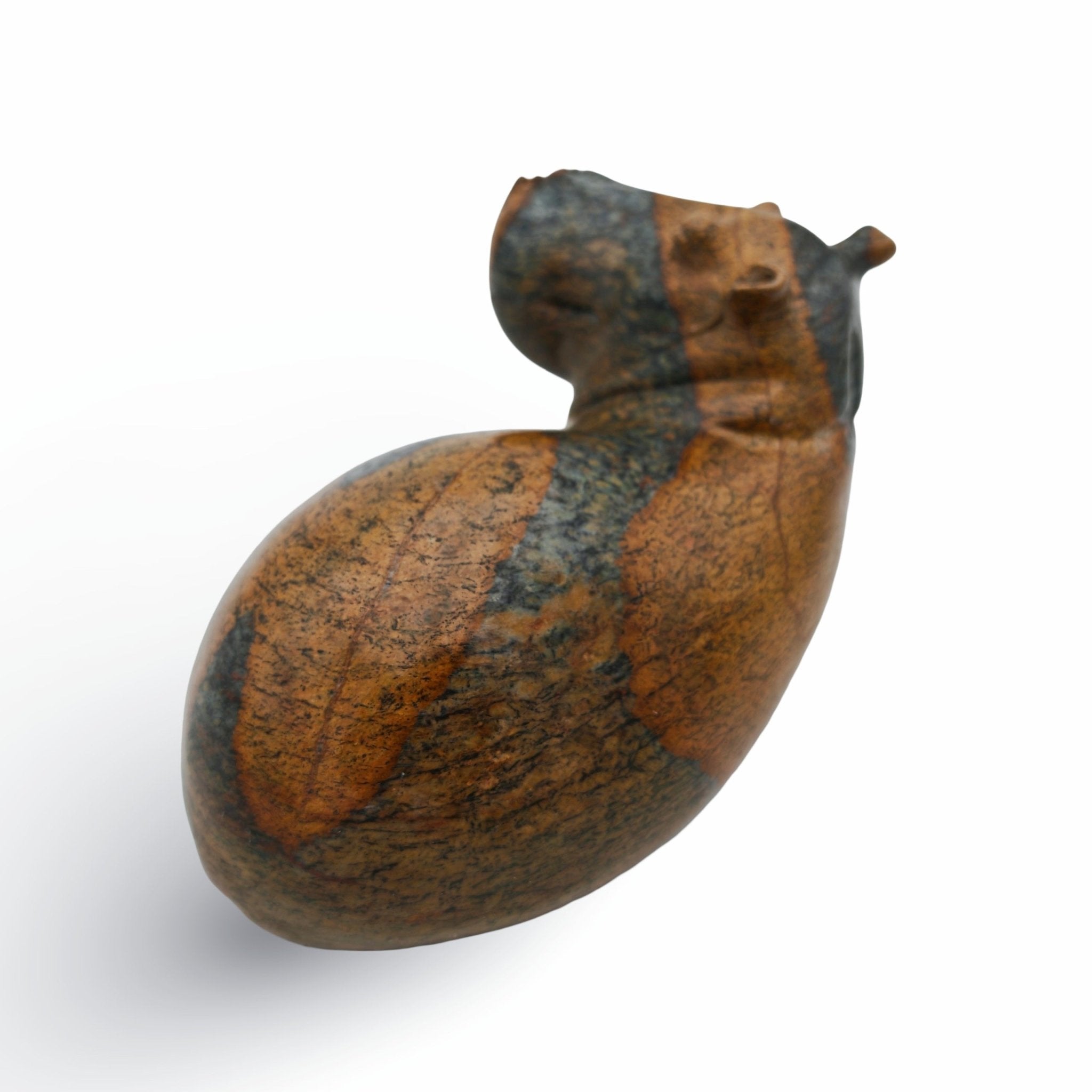 Nyasha Mabika - Hippo - Shona - Art Shop - Kunst Skulptur aus Stein, dekorativ für den Aussenbereich und Interior