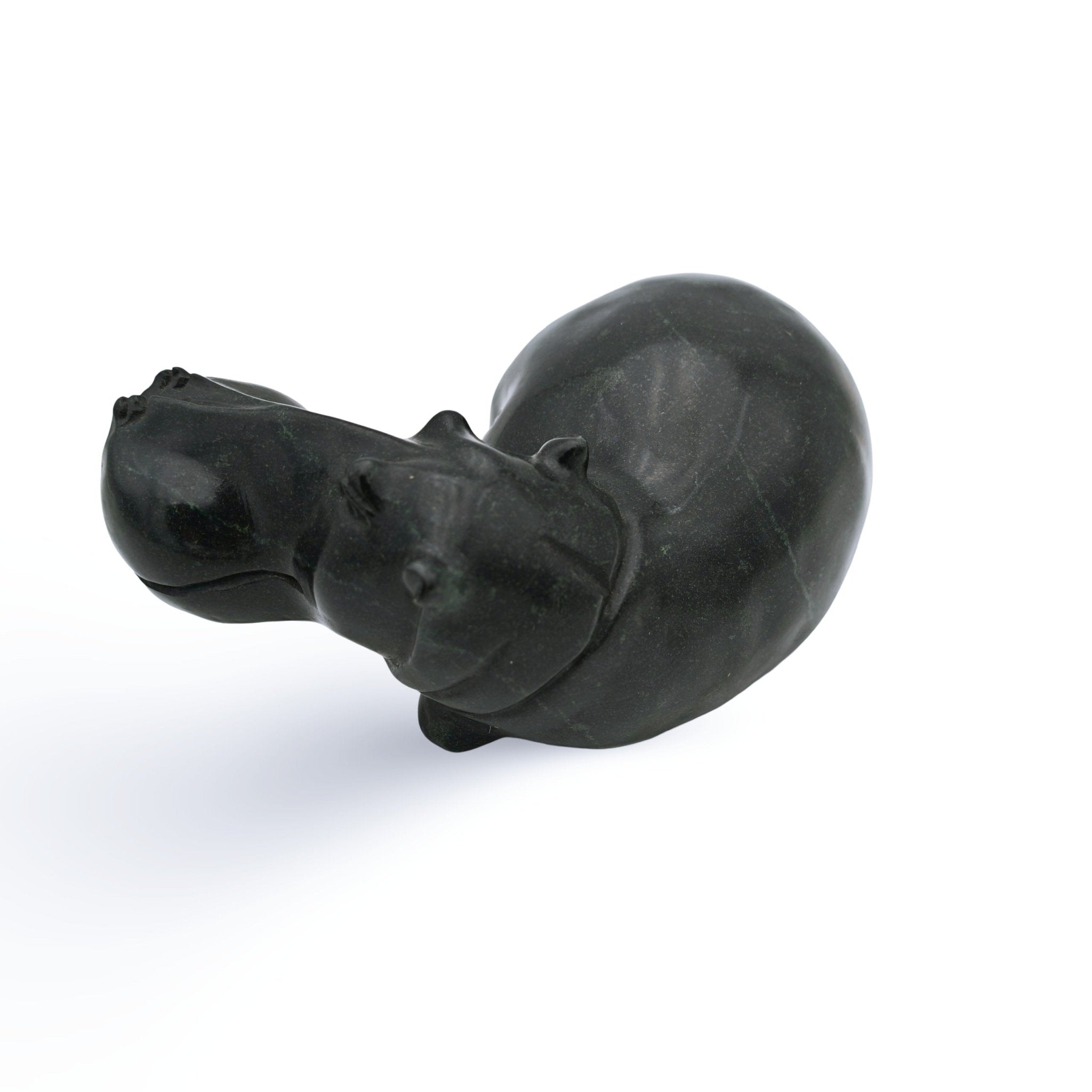 Nyasha Mabika - Hippo - Shona - Art Shop - Kunst Skulptur aus Stein, dekorativ für den Aussenbereich und Interior