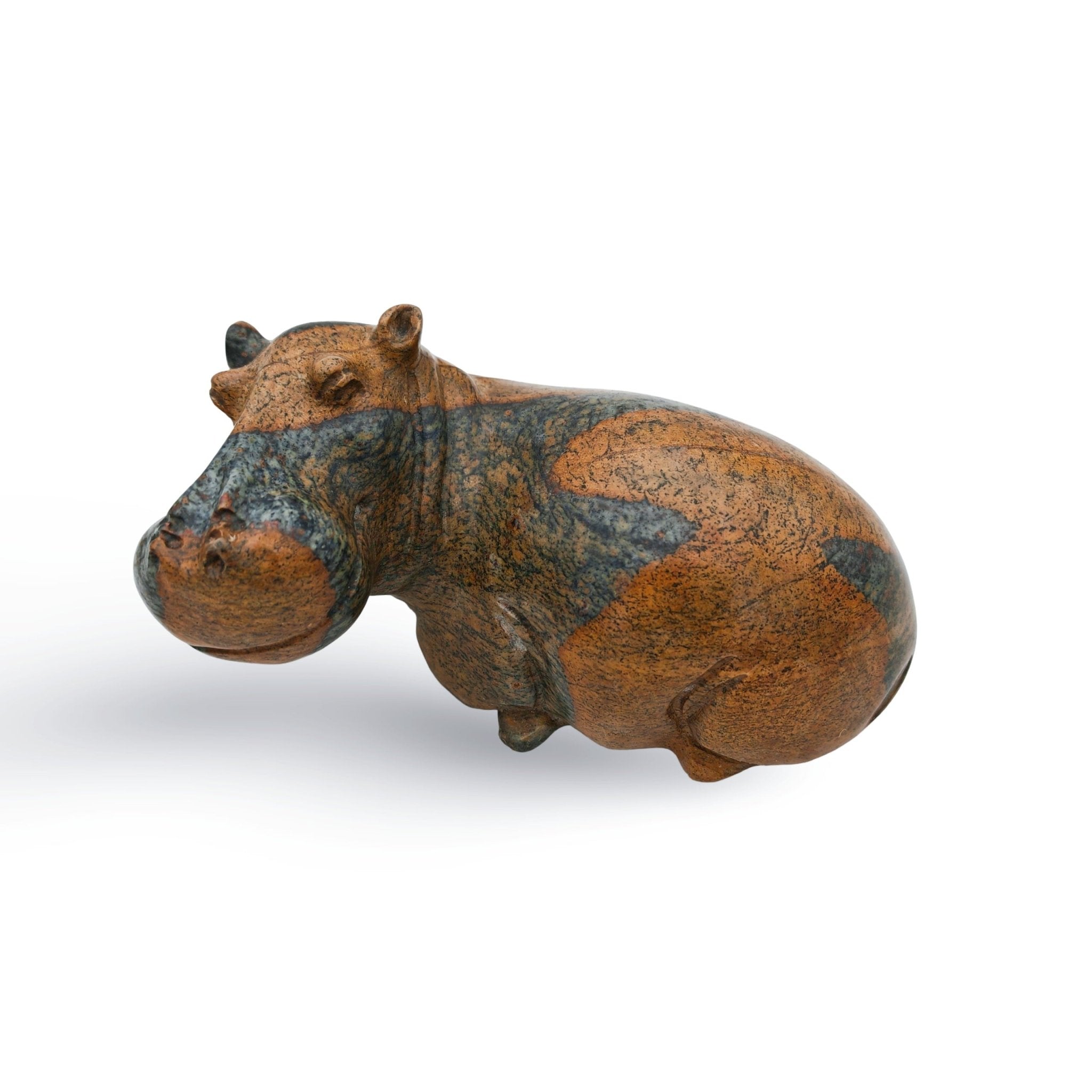 Nyasha Mabika - Hippo - Shona - Art Shop - Kunst Skulptur aus Stein, dekorativ für den Aussenbereich und Interior