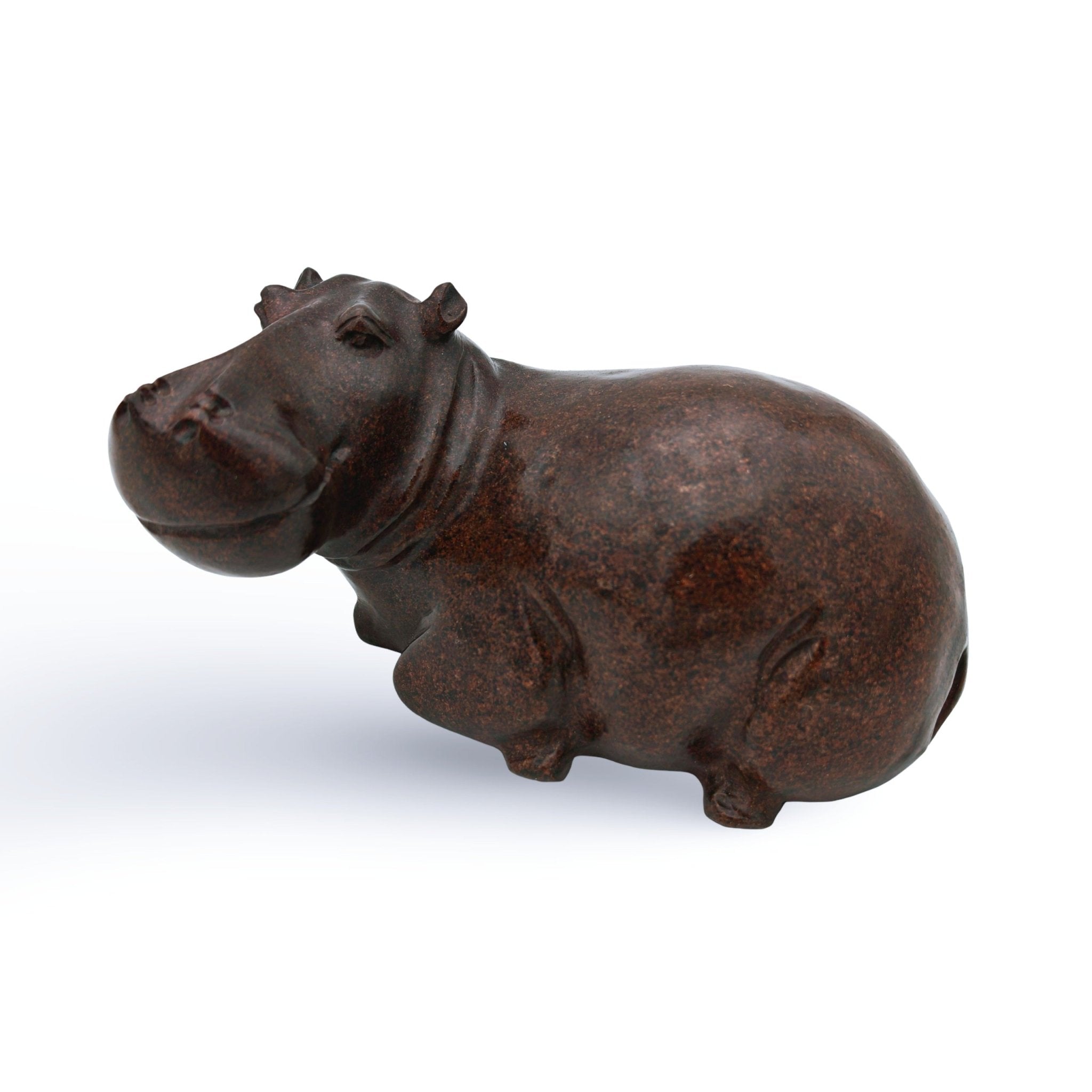 Nyasha Mabika - Hippo - Shona - Art Shop - Kunst Skulptur aus Stein, dekorativ für den Aussenbereich und Interior