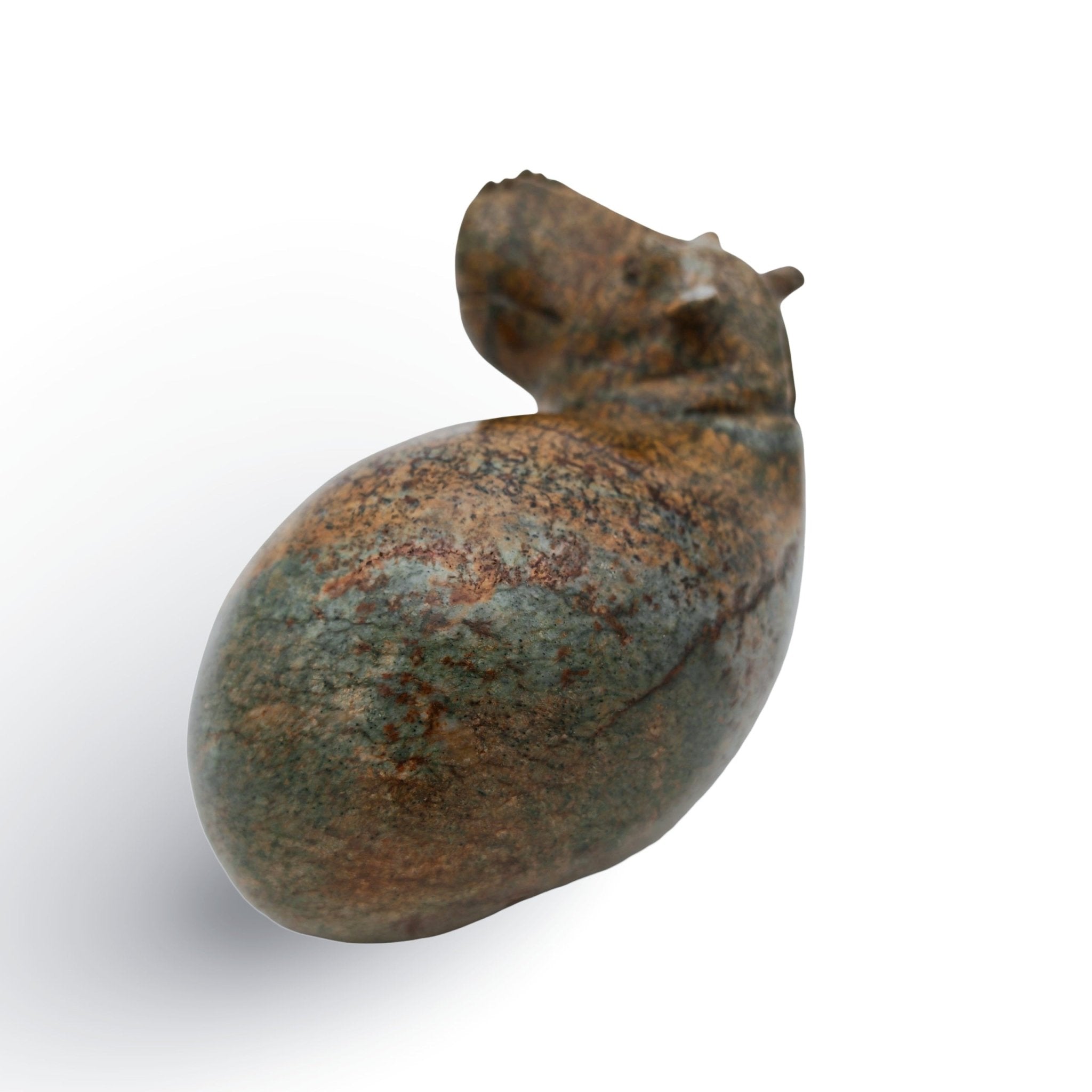 Nyasha Mabika - Hippo - Shona - Art Shop - Kunst Skulptur aus Stein, dekorativ für den Aussenbereich und Interior