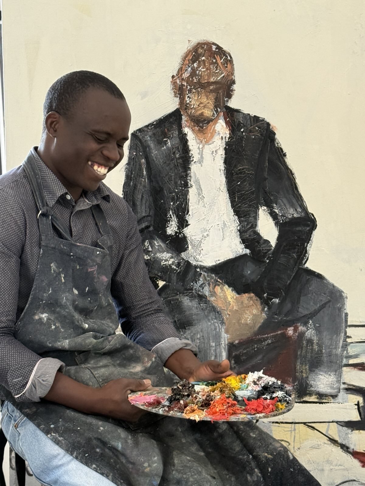 Obert Jongwe - Loyal Companion - Shona - Art Shop - Kunst Skulptur aus Stein, dekorativ für den Aussenbereich und Interior