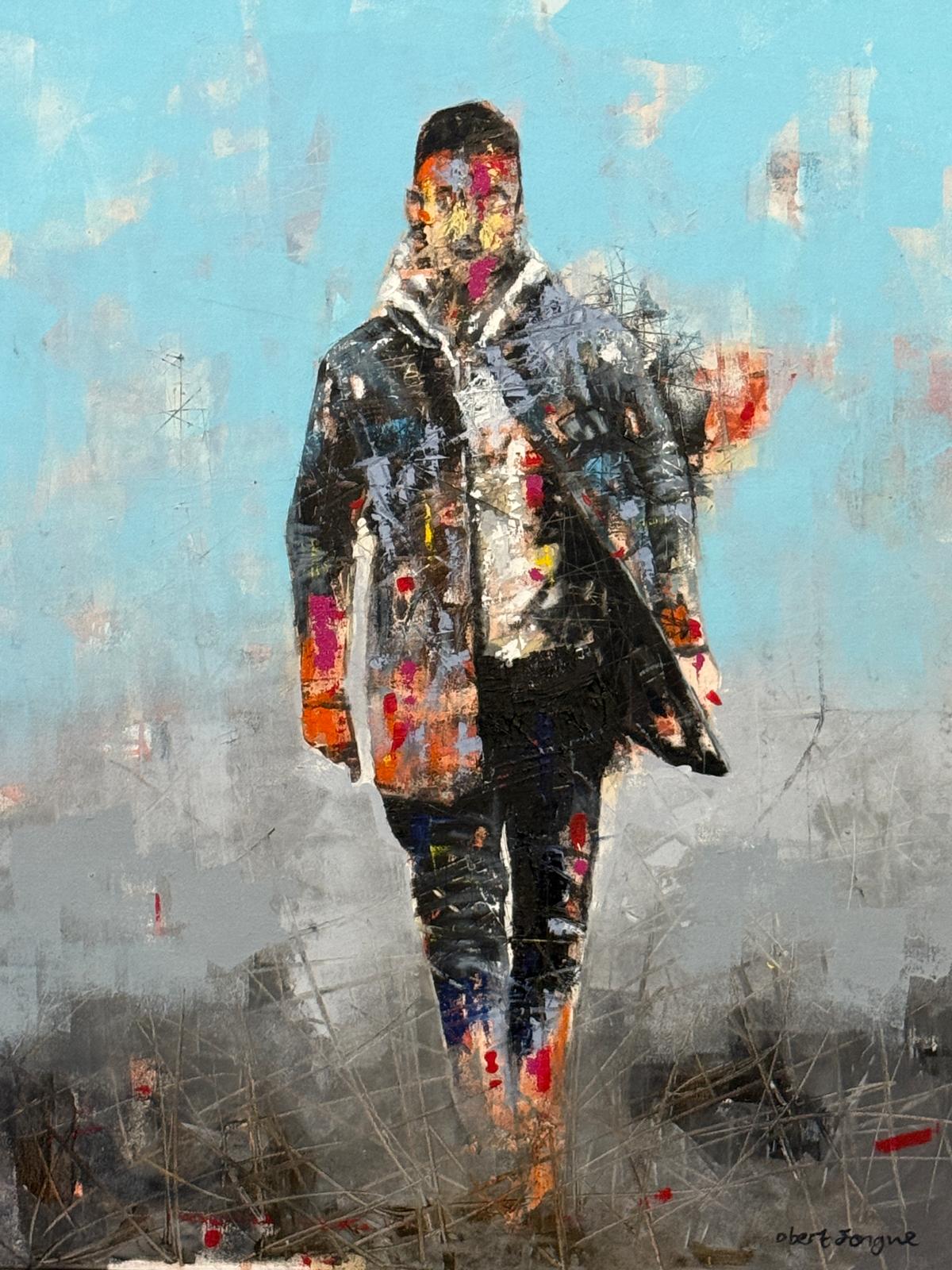 Obert Jongwe - Man on a Mission - Shona - Art Shop - Kunst Skulptur aus Stein, dekorativ für den Aussenbereich und Interior