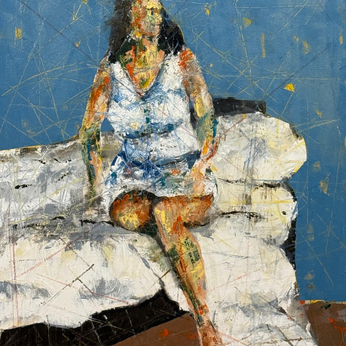 Obert Jongwe - Morning Meditation - Shona - Art Shop - Kunst Skulptur aus Stein, dekorativ für den Aussenbereich und Interior