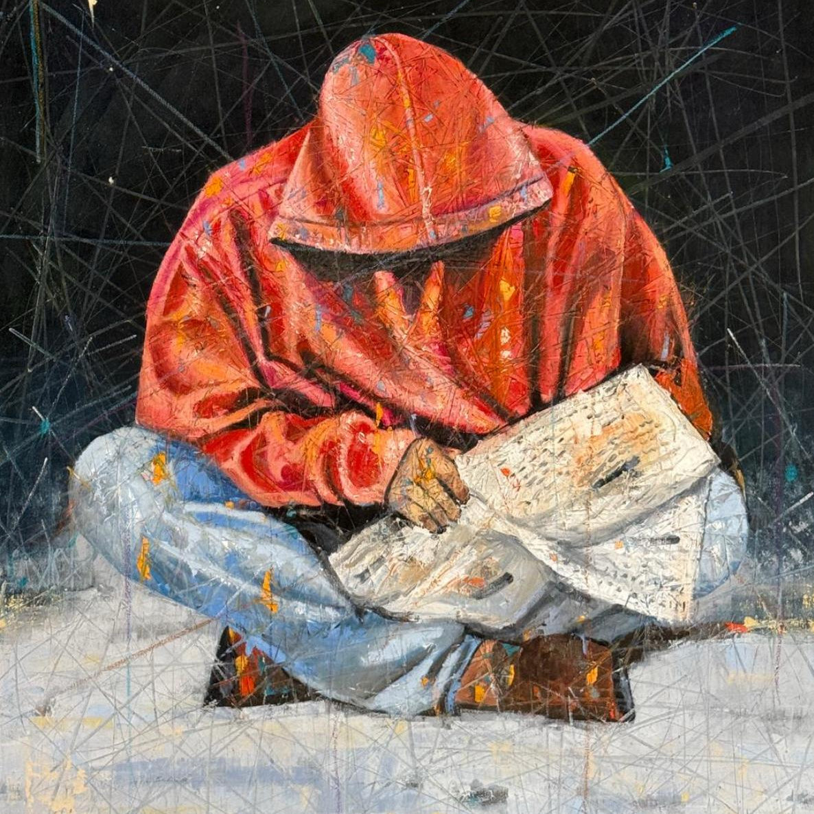 Obert Jongwe - On it - Shona - Art Shop - Kunst Skulptur aus Stein, dekorativ für den Aussenbereich und Interior