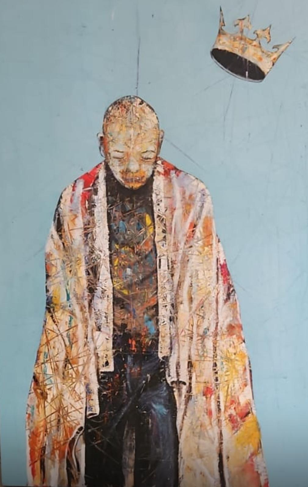 Obert Jongwe - Stepping up - Shona - Art Shop - Kunst Skulptur aus Stein, dekorativ für den Aussenbereich und Interior