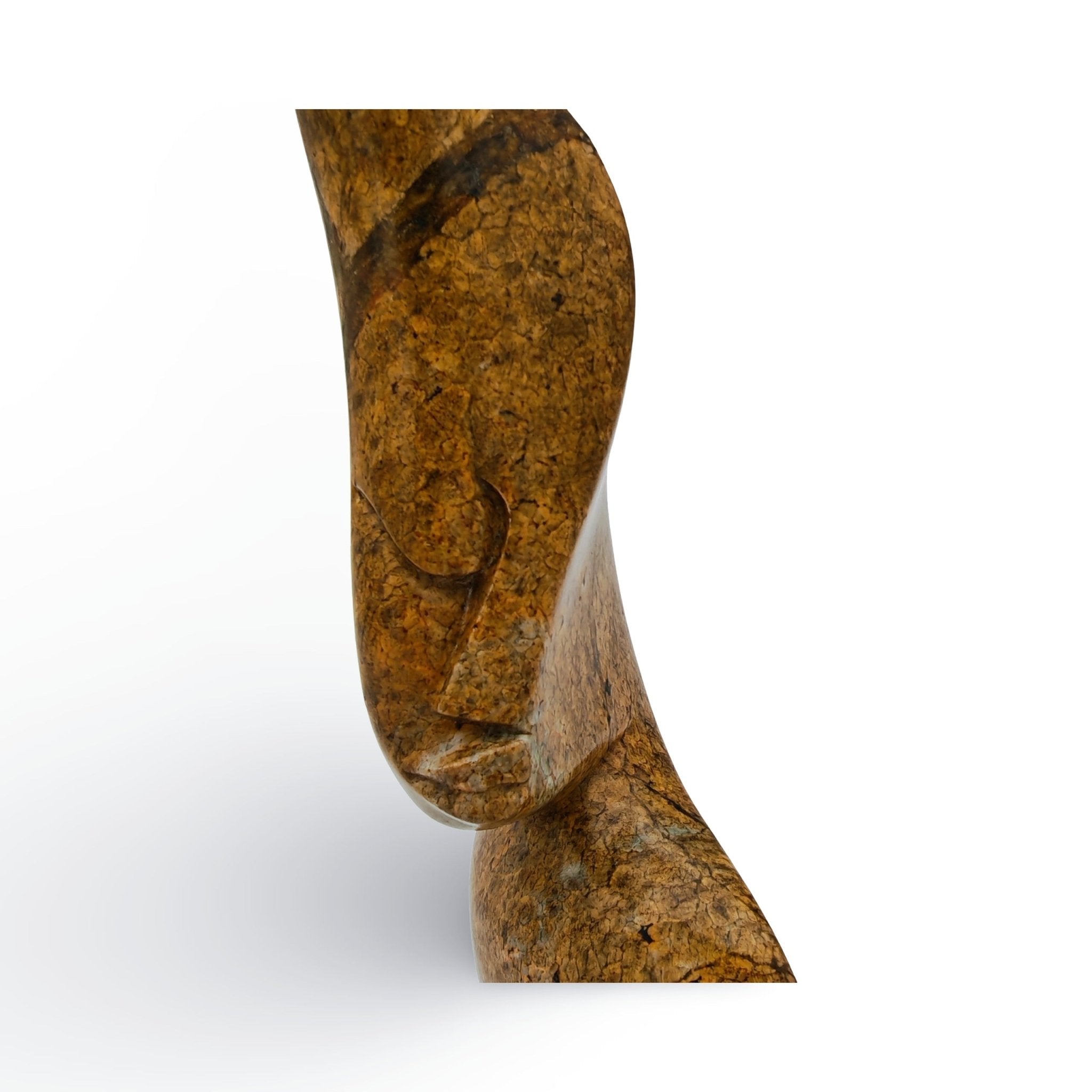 Peter Makuvise - In Thoughts - Shona - Art Shop - Kunst Skulptur aus Stein, dekorativ für den Aussenbereich und Interior