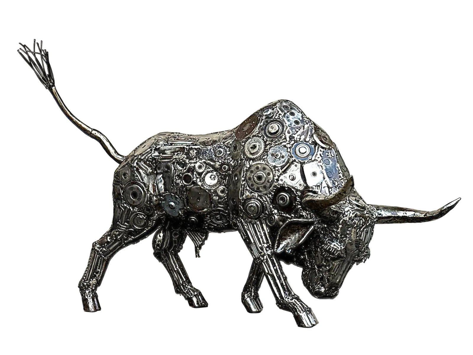 Ray Chataira - Bull - Shona - Art Shop - Kunst Skulptur aus Stein, dekorativ für den Aussenbereich und Interior