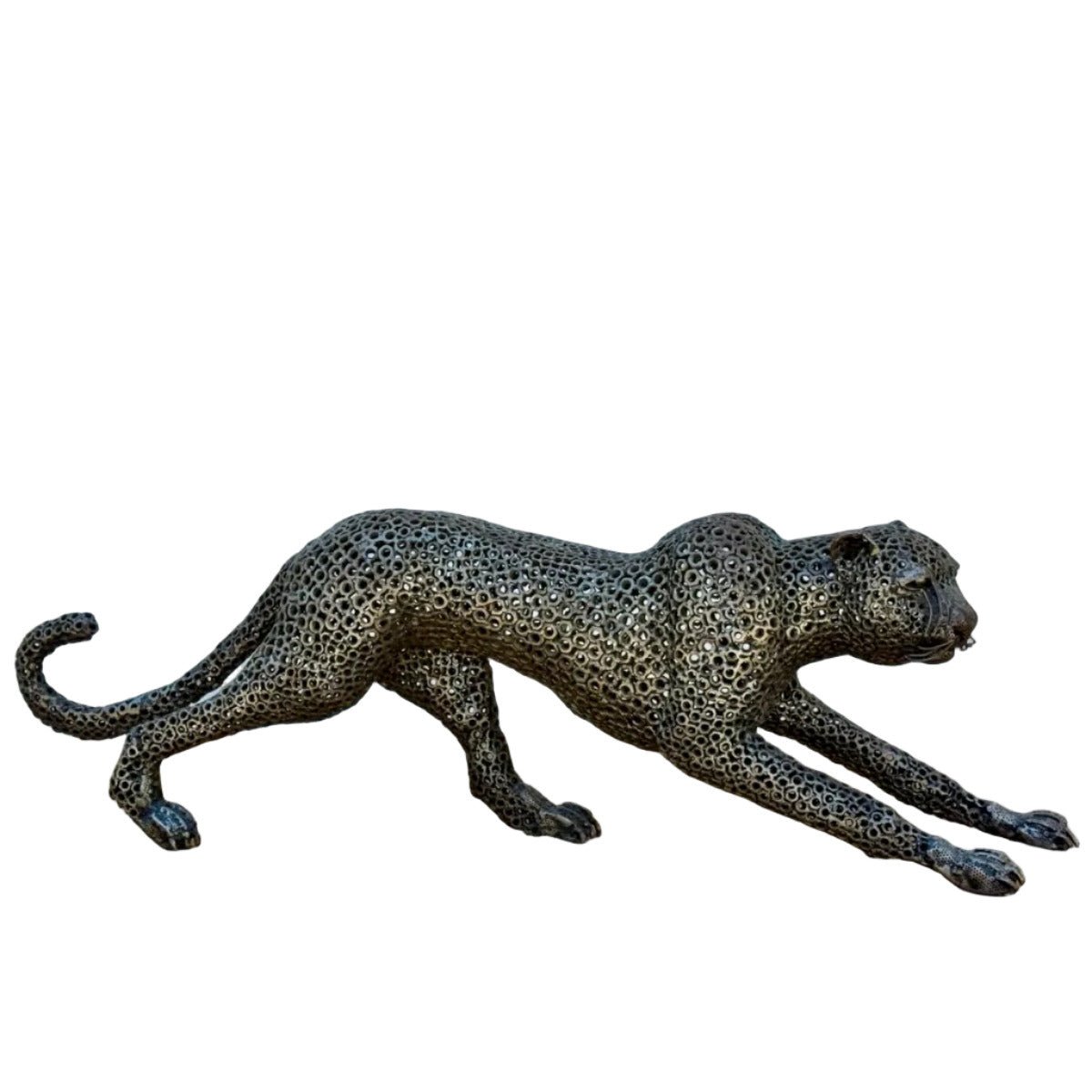 Ray Chataira - Cheetah - Shona - Art Shop - Kunst Skulptur aus Stein, dekorativ für den Aussenbereich und Interior