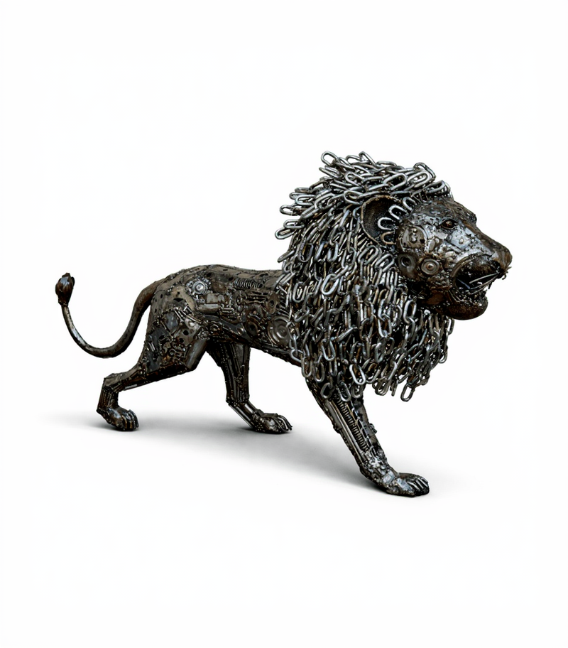 Ray Chataira - Lion - Shona - Art Shop - Kunst Skulptur aus Stein, dekorativ für den Aussenbereich und Interior