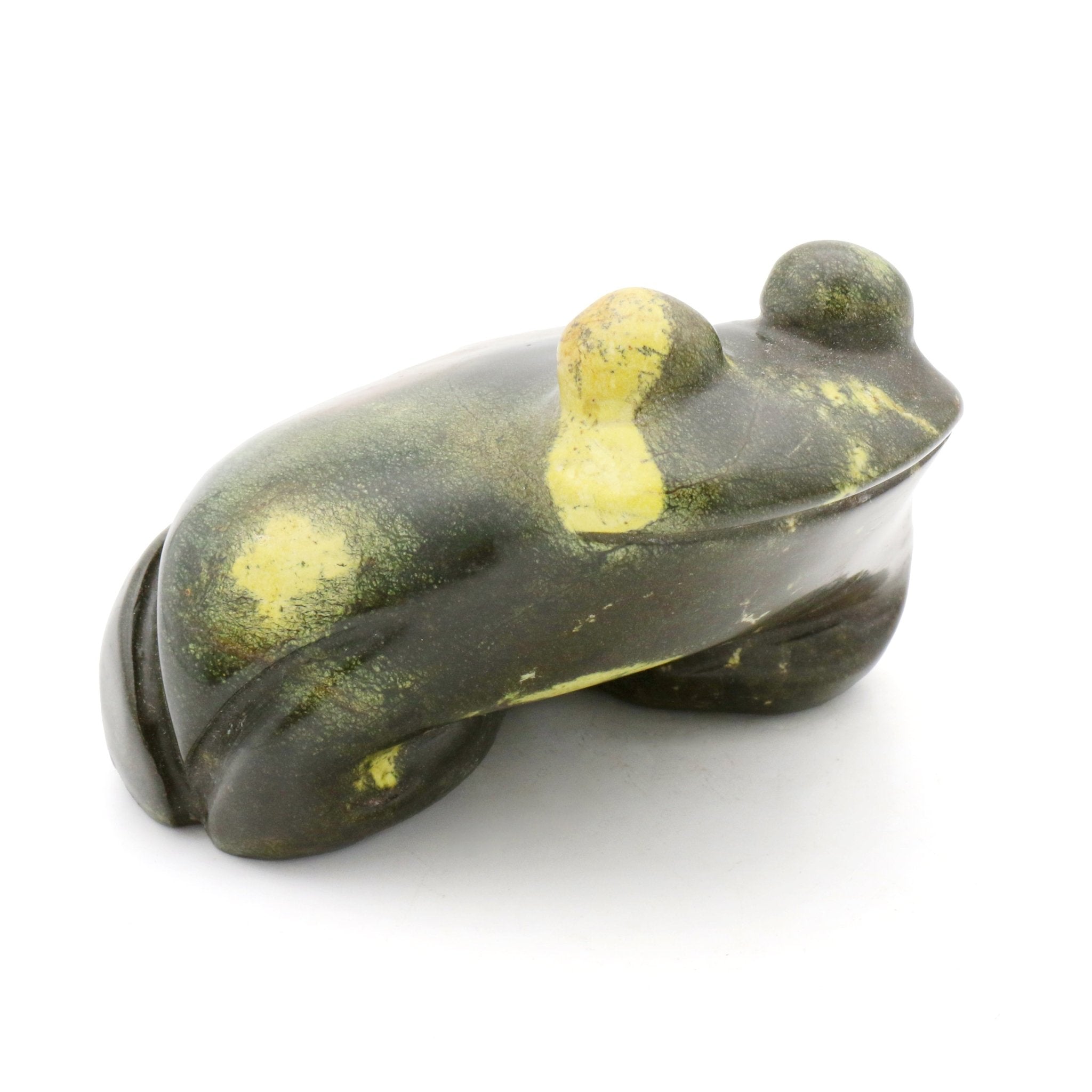 Remember Chikuruwo - Frog - Shona-Art Shop - Kunst Skulptur aus Stein, dekorativ für den Aussenbereich und Interior