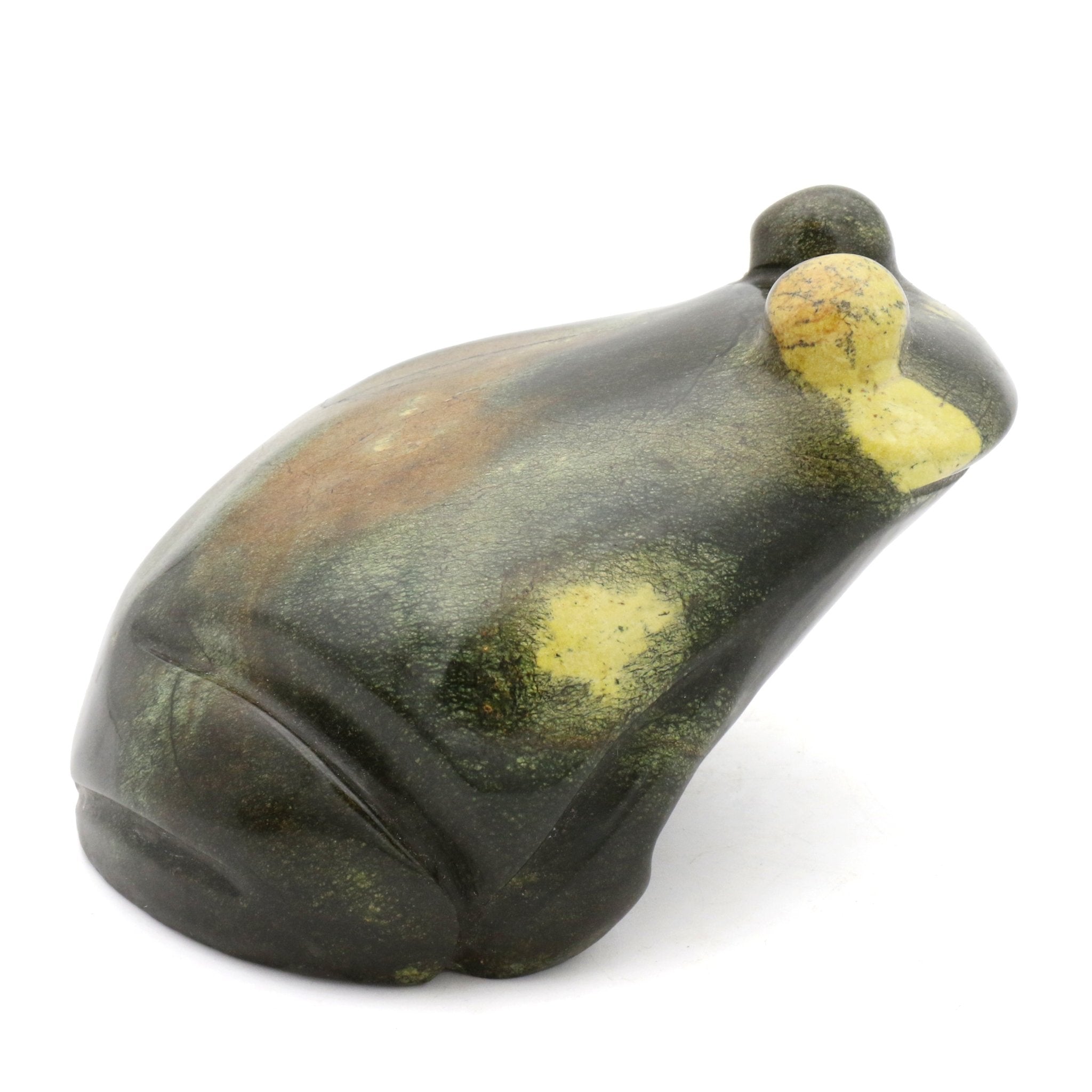 Remember Chikuruwo - Frog - Shona-Art Shop - Kunst Skulptur aus Stein, dekorativ für den Aussenbereich und Interior