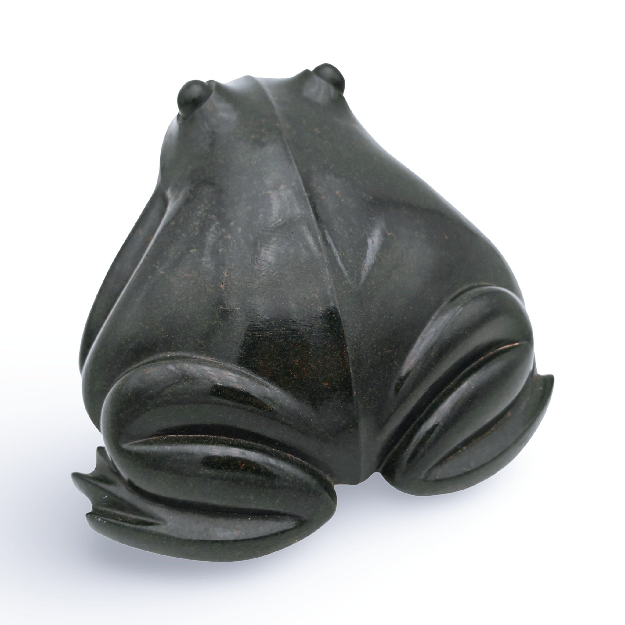 Success Kagore - Frog - Shona - Art Shop - Kunst Skulptur aus Stein, dekorativ für den Aussenbereich und Interior