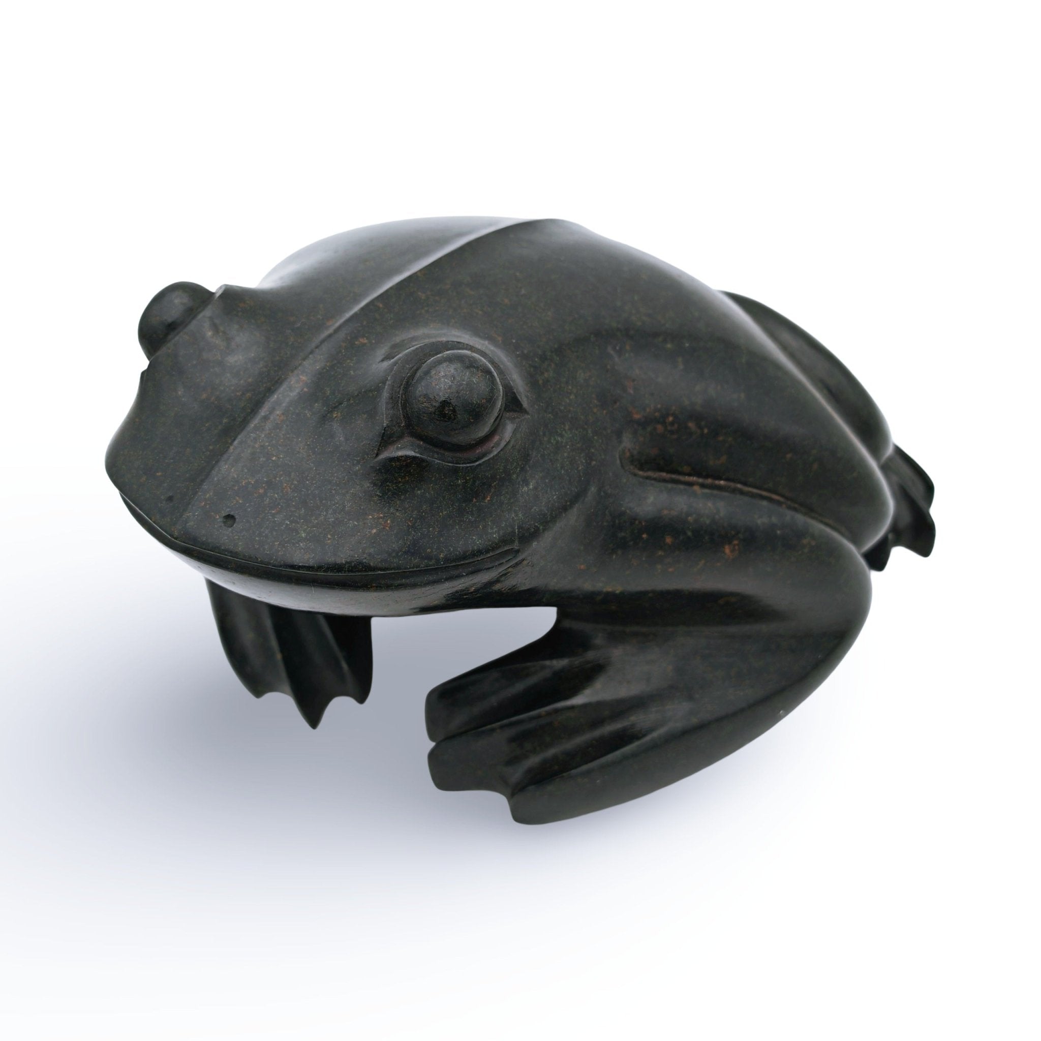 Success Kagore - Frog - Shona - Art Shop - Kunst Skulptur aus Stein, dekorativ für den Aussenbereich und Interior