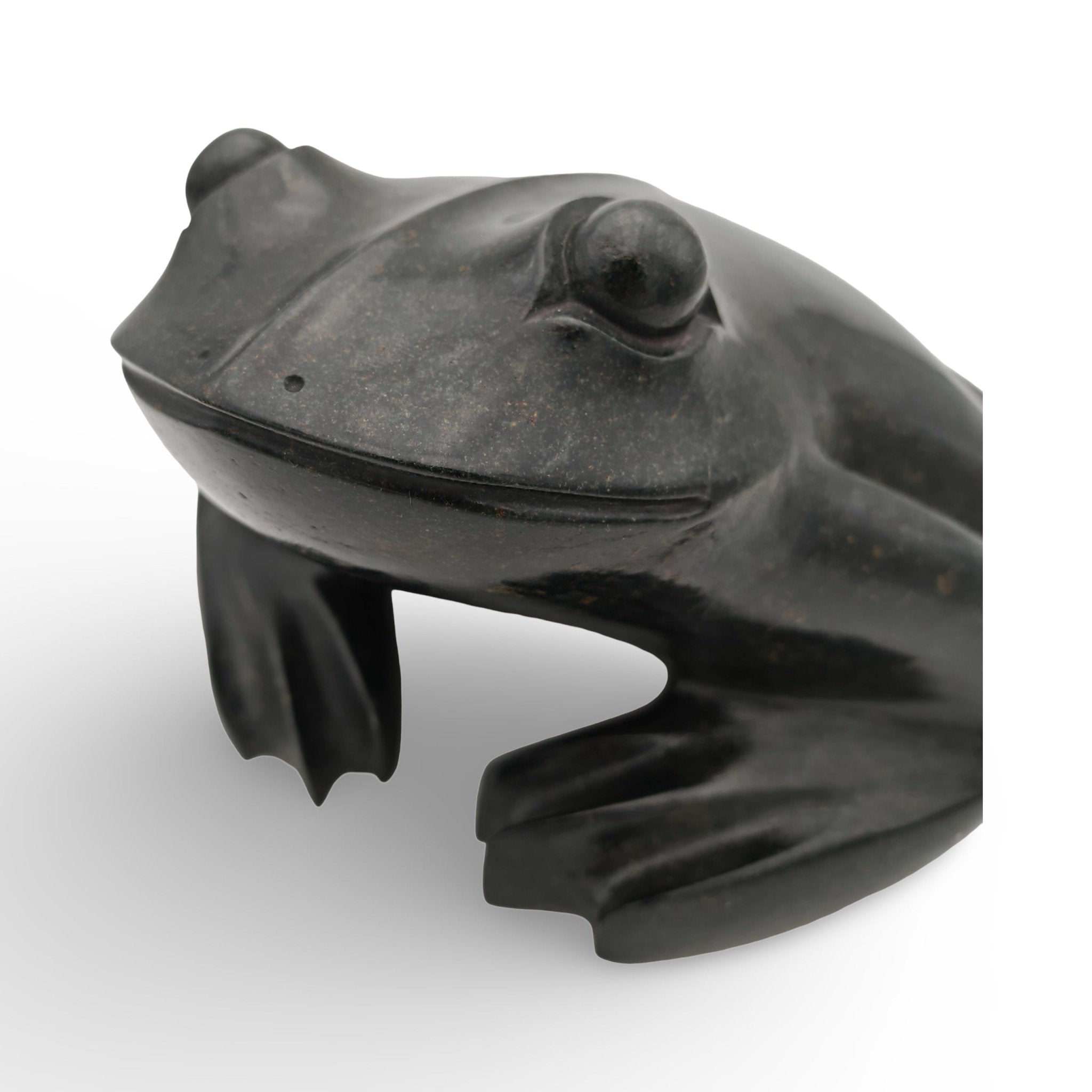 Success Kagore - Frog - Shona - Art Shop - Kunst Skulptur aus Stein, dekorativ für den Aussenbereich und Interior