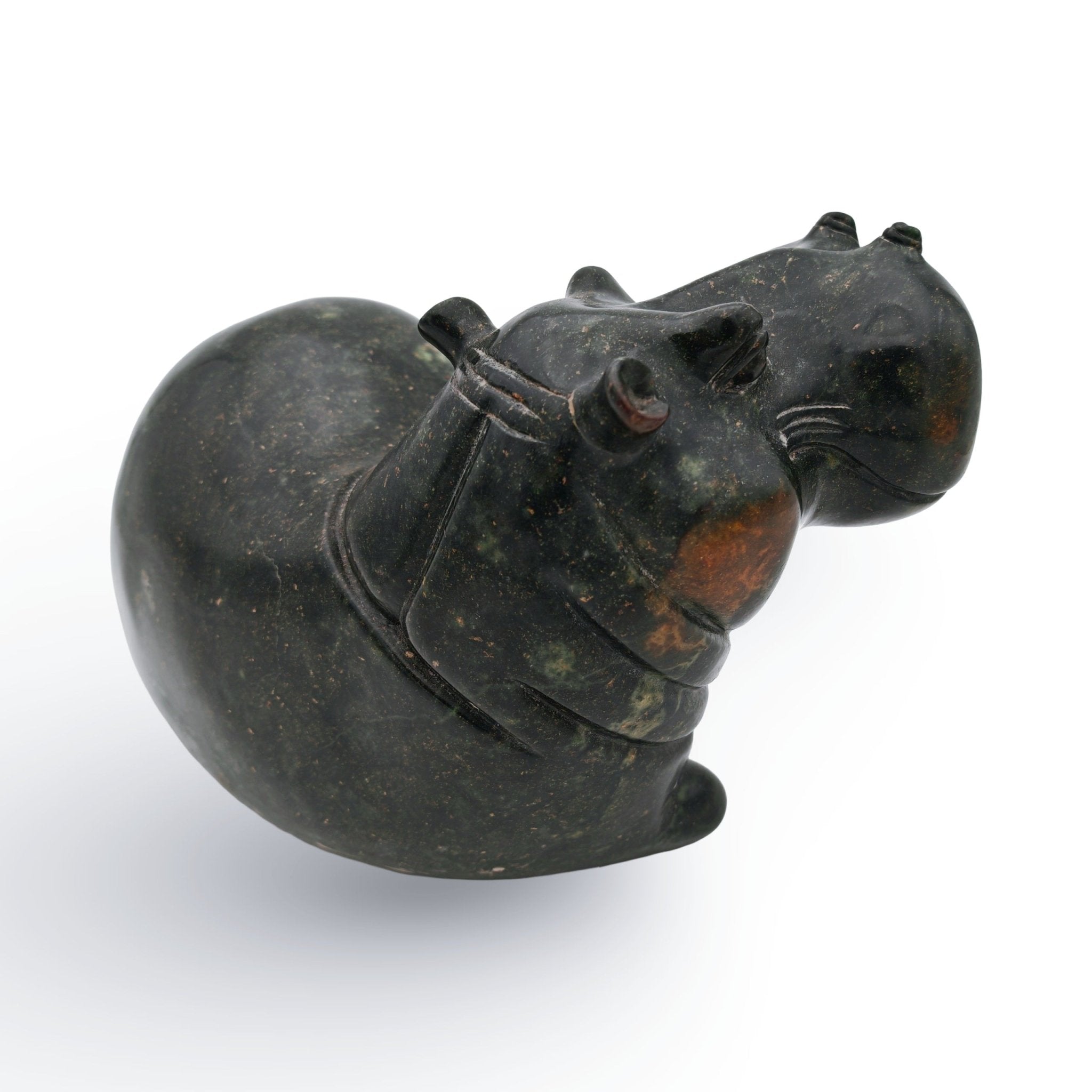 Timothy Rukodzi - Hippo - Shona - Art Shop - Kunst Skulptur aus Stein, dekorativ für den Aussenbereich und Interior