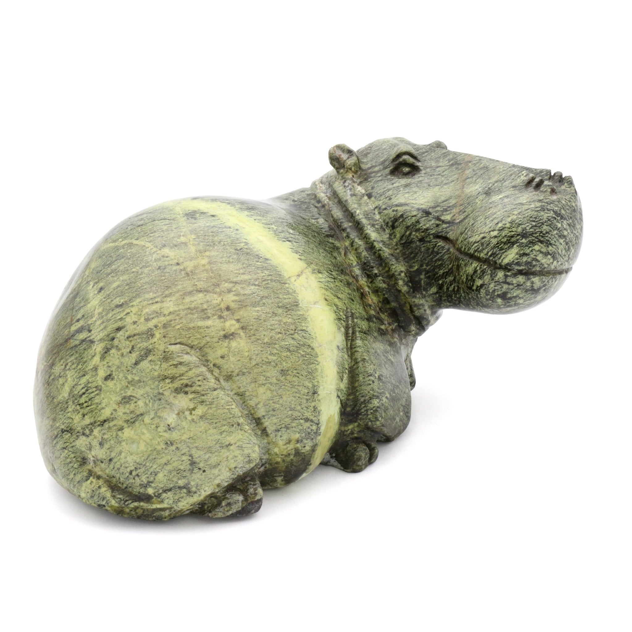 Timothy Rukodzi - Hippo - Shona-Art Shop - Kunst Skulptur aus Stein, dekorativ für den Aussenbereich und Interior