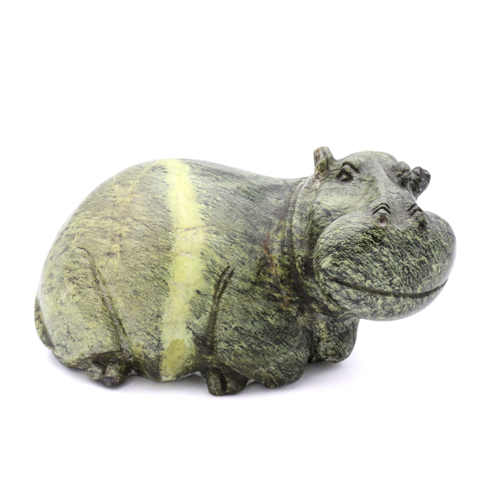 Timothy Rukodzi - Hippo - Shona-Art Shop - Kunst Skulptur aus Stein, dekorativ für den Aussenbereich und Interior