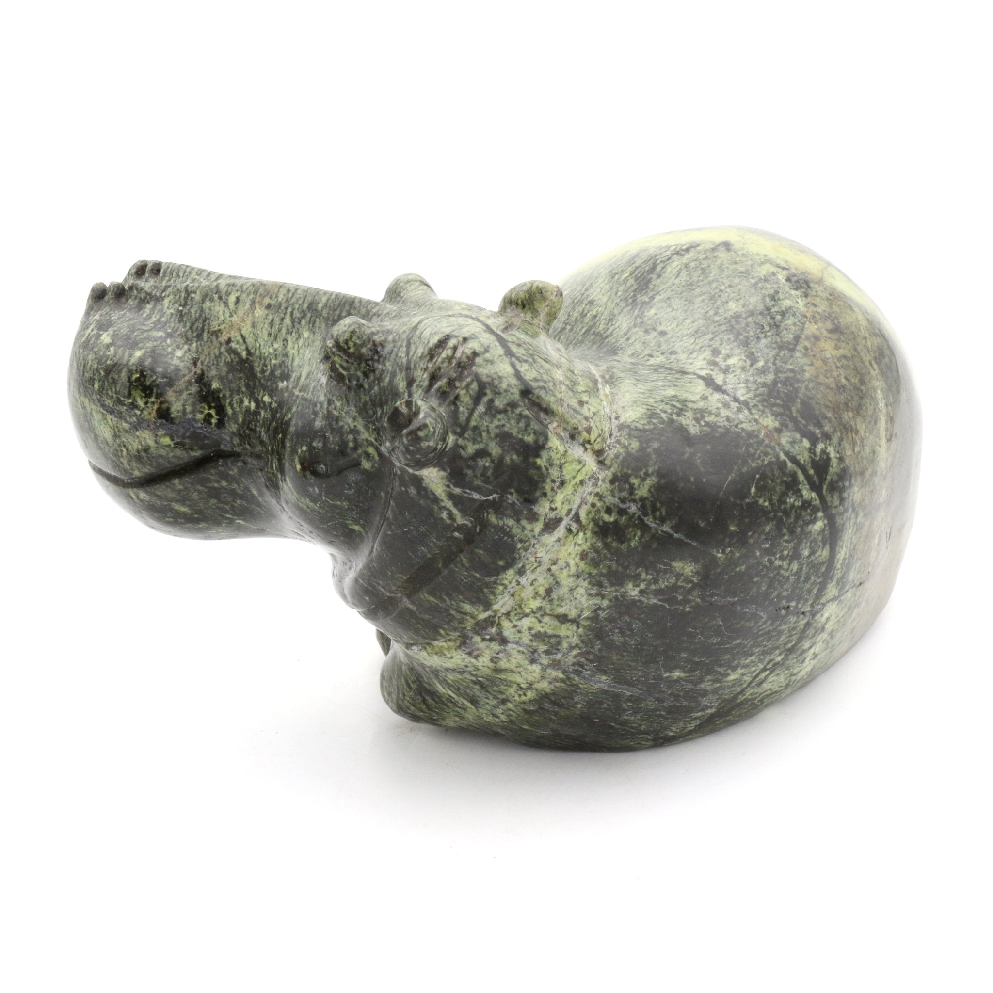Timothy Rukodzi - Hippo - Shona-Art Shop - Kunst Skulptur aus Stein, dekorativ für den Aussenbereich und Interior