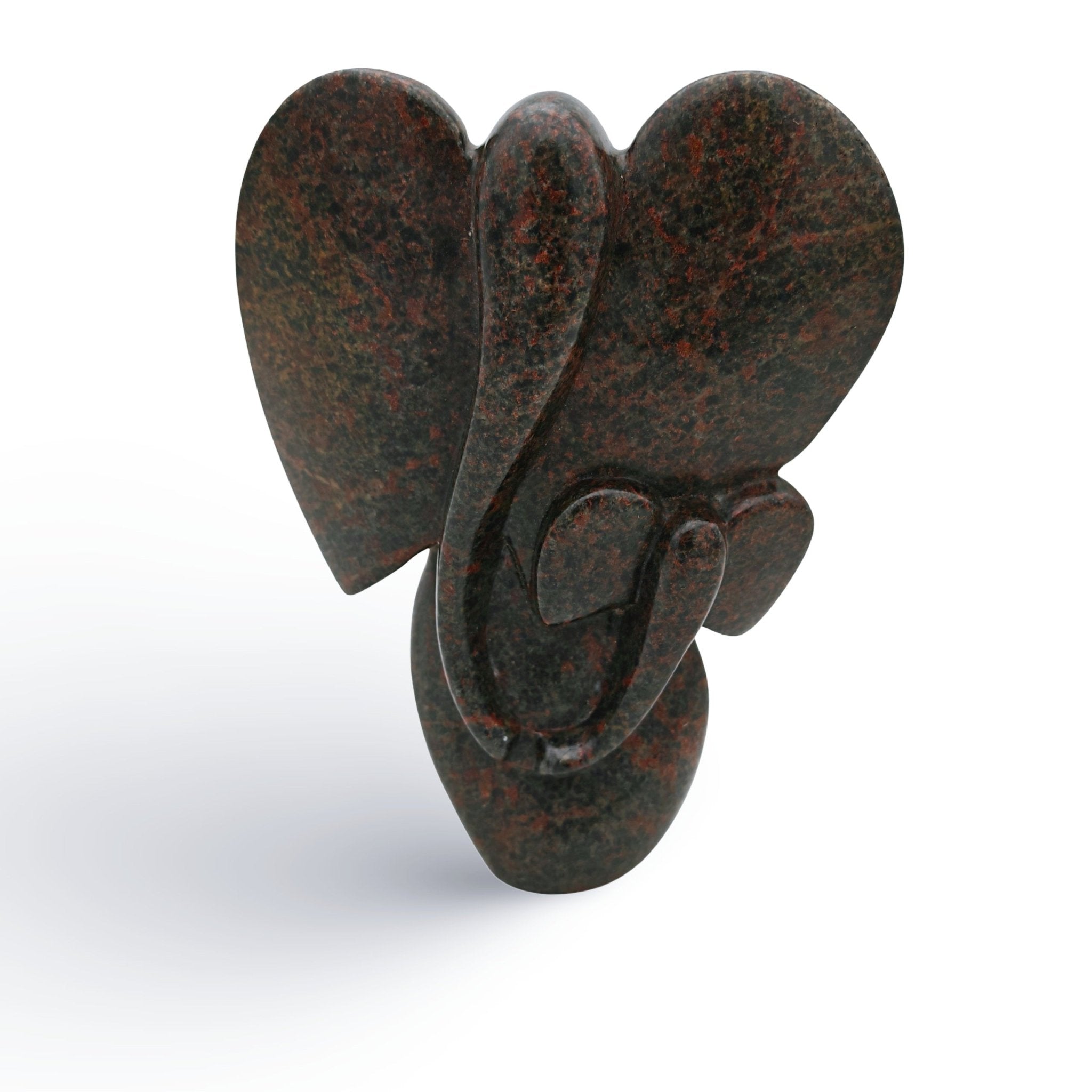 Walter Maponga - Elephants - Shona - Art Shop - Kunst Skulptur aus Stein, dekorativ für den Aussenbereich und Interior