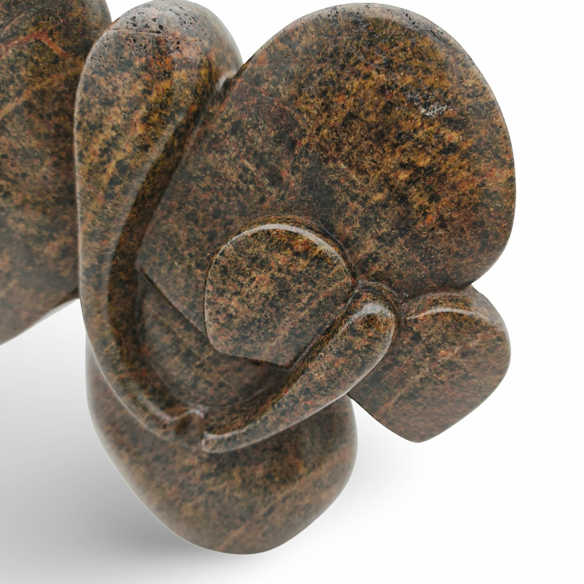 Walter Maponga - Elephants - Shona - Art Shop - Kunst Skulptur aus Stein, dekorativ für den Aussenbereich und Interior