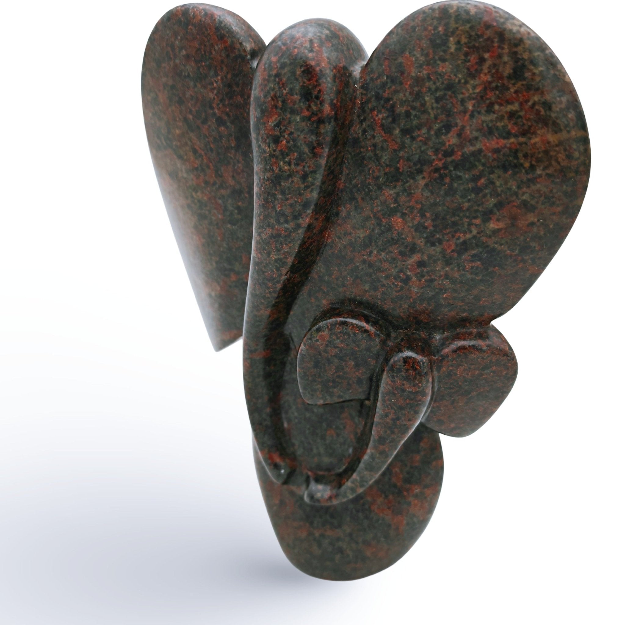 Walter Maponga - Elephants - Shona - Art Shop - Kunst Skulptur aus Stein, dekorativ für den Aussenbereich und Interior